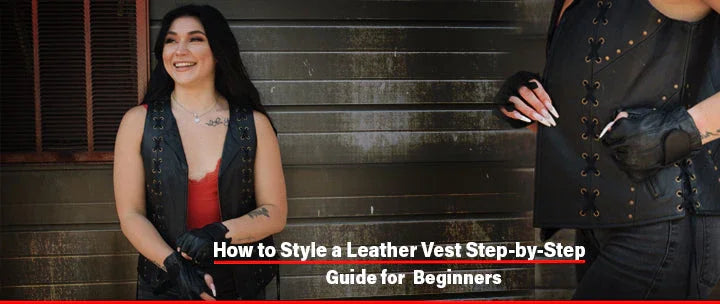 how to style a leather vest