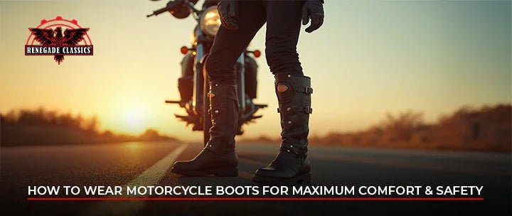 how to wear motorcycle boots