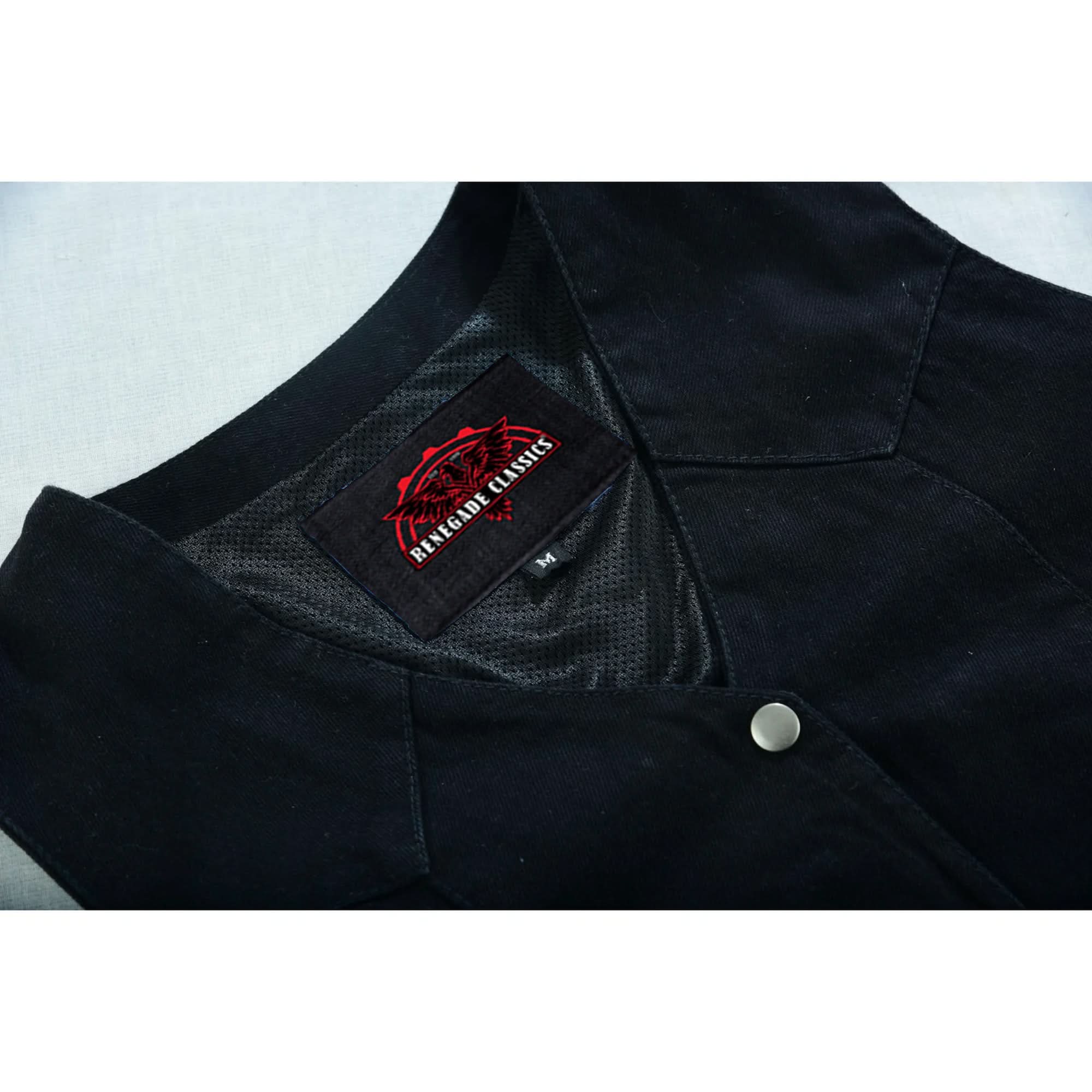 Breezy womens denim vest