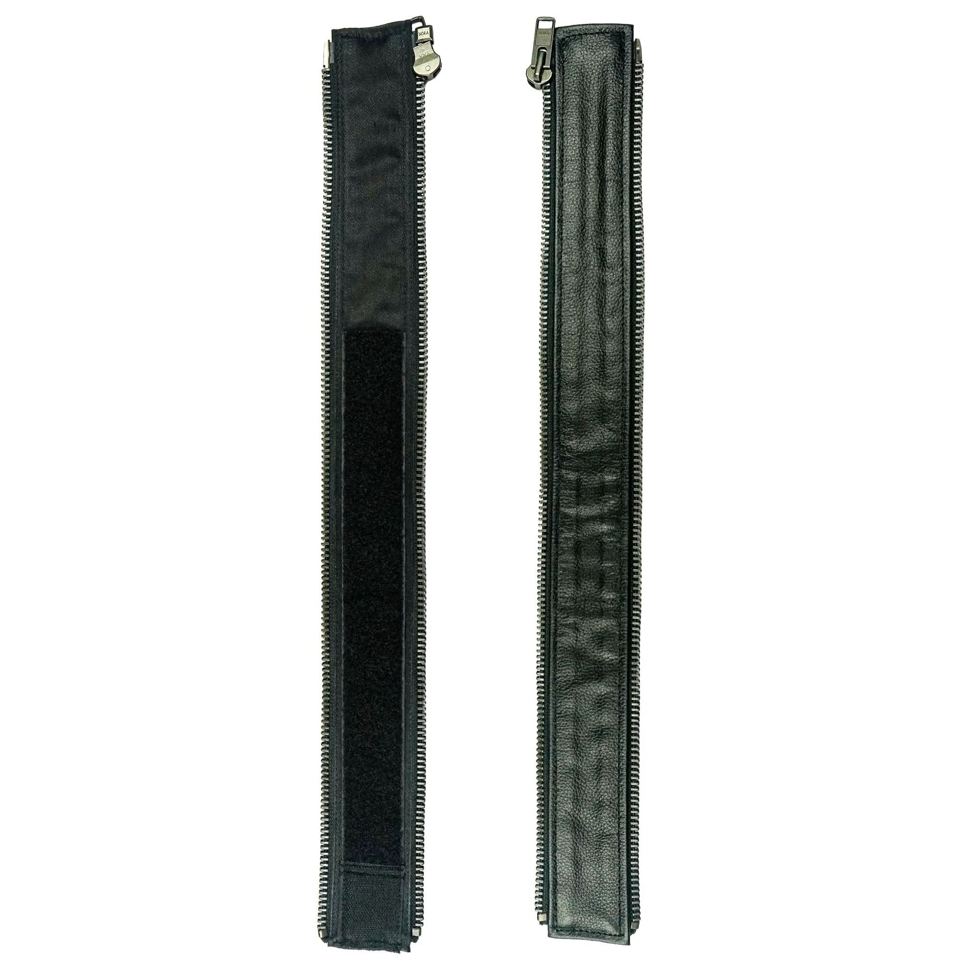 VXP502 Men's Black Universal Vest Expander Panel with Gun Metal Zip # 10 vest expanders Renegade Classics
