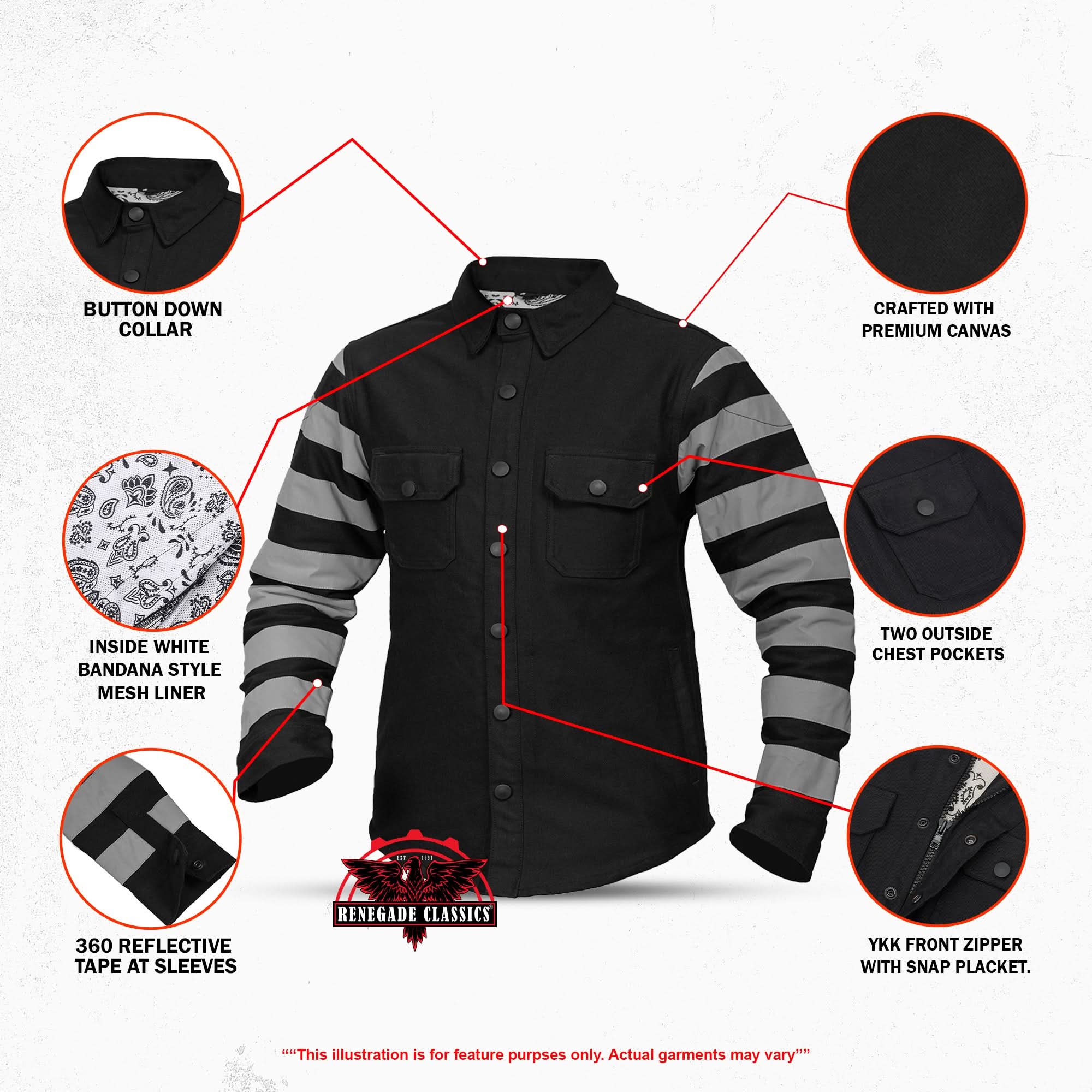 Stripelock Men’s Canvas Shirt