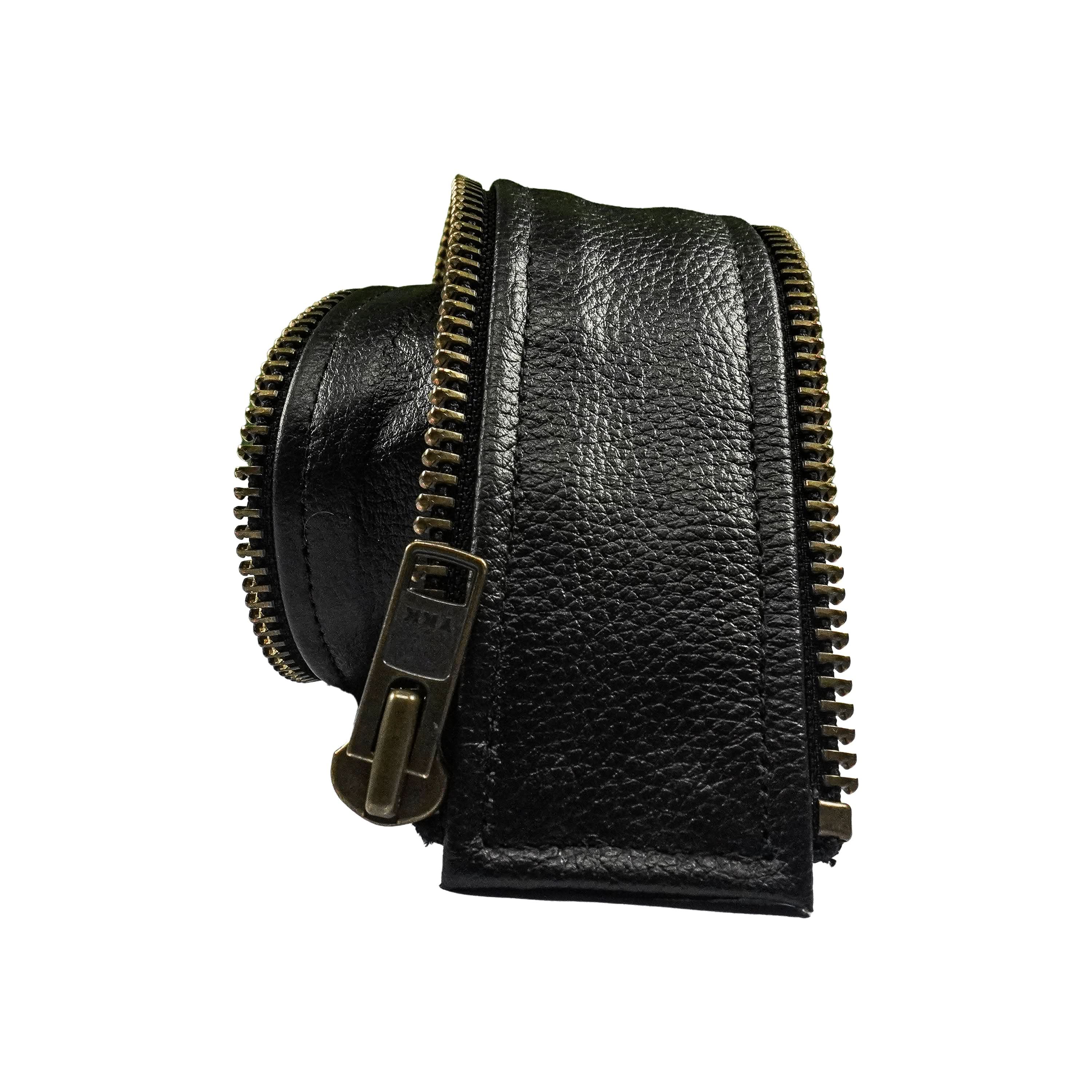 VXP504 Men's Black Universal Vest Expander Panel with Antique Zip vest expanders Renegade Classics