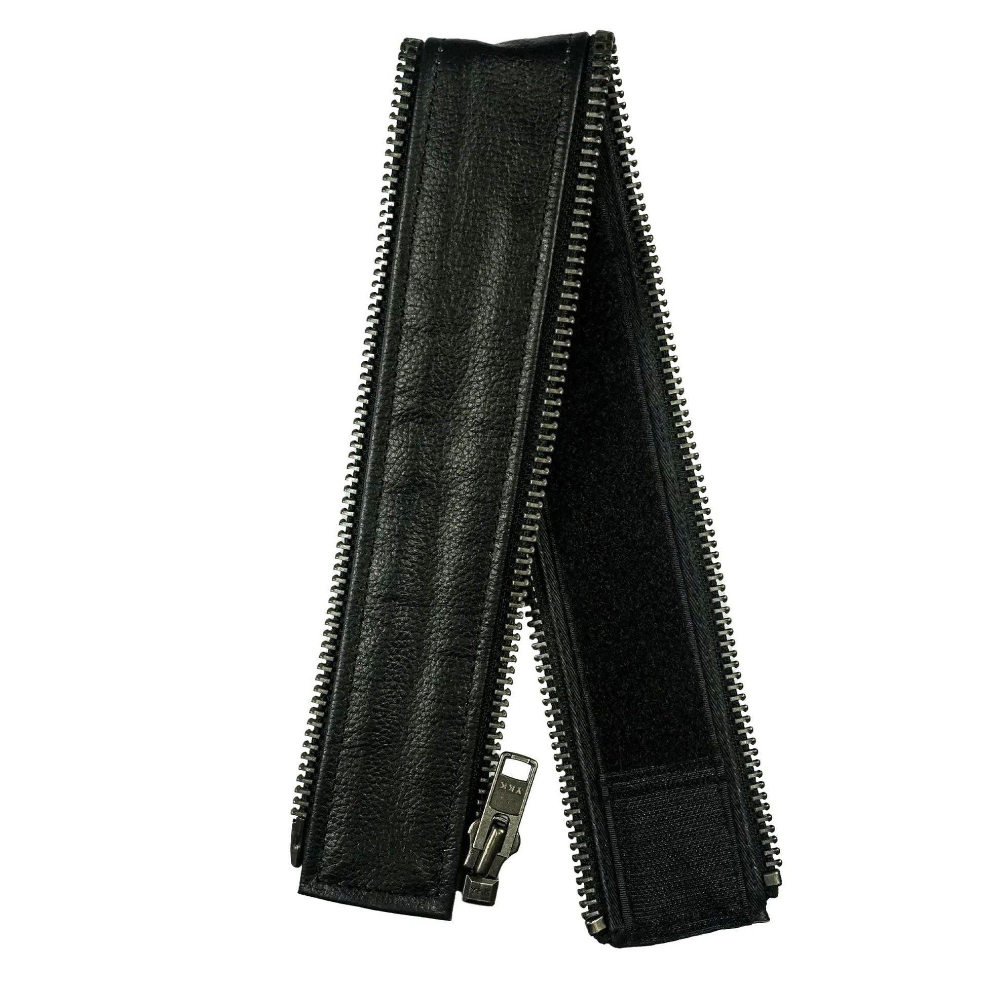 VXP502 Men's Black Universal Vest Expander Panel with Gun Metal Zip # 10 vest expanders Renegade Classics