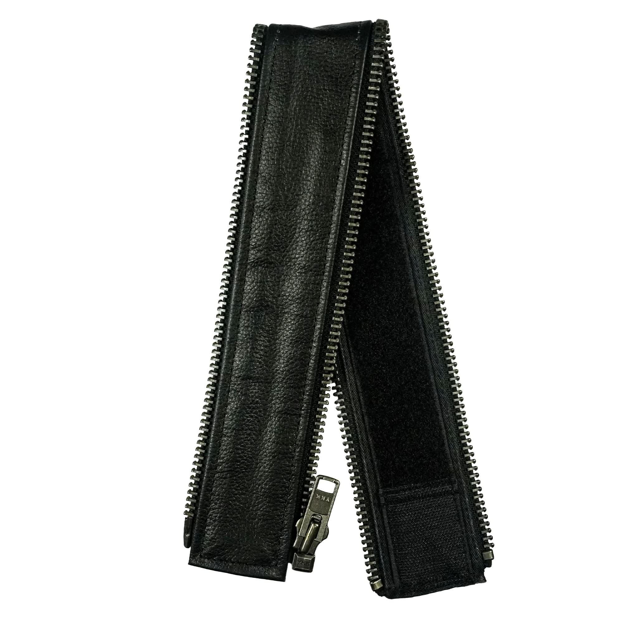 VXP502 Men's Black Universal Vest Expander Panel with Gun Metal Zip # 10 vest expanders Renegade Classics