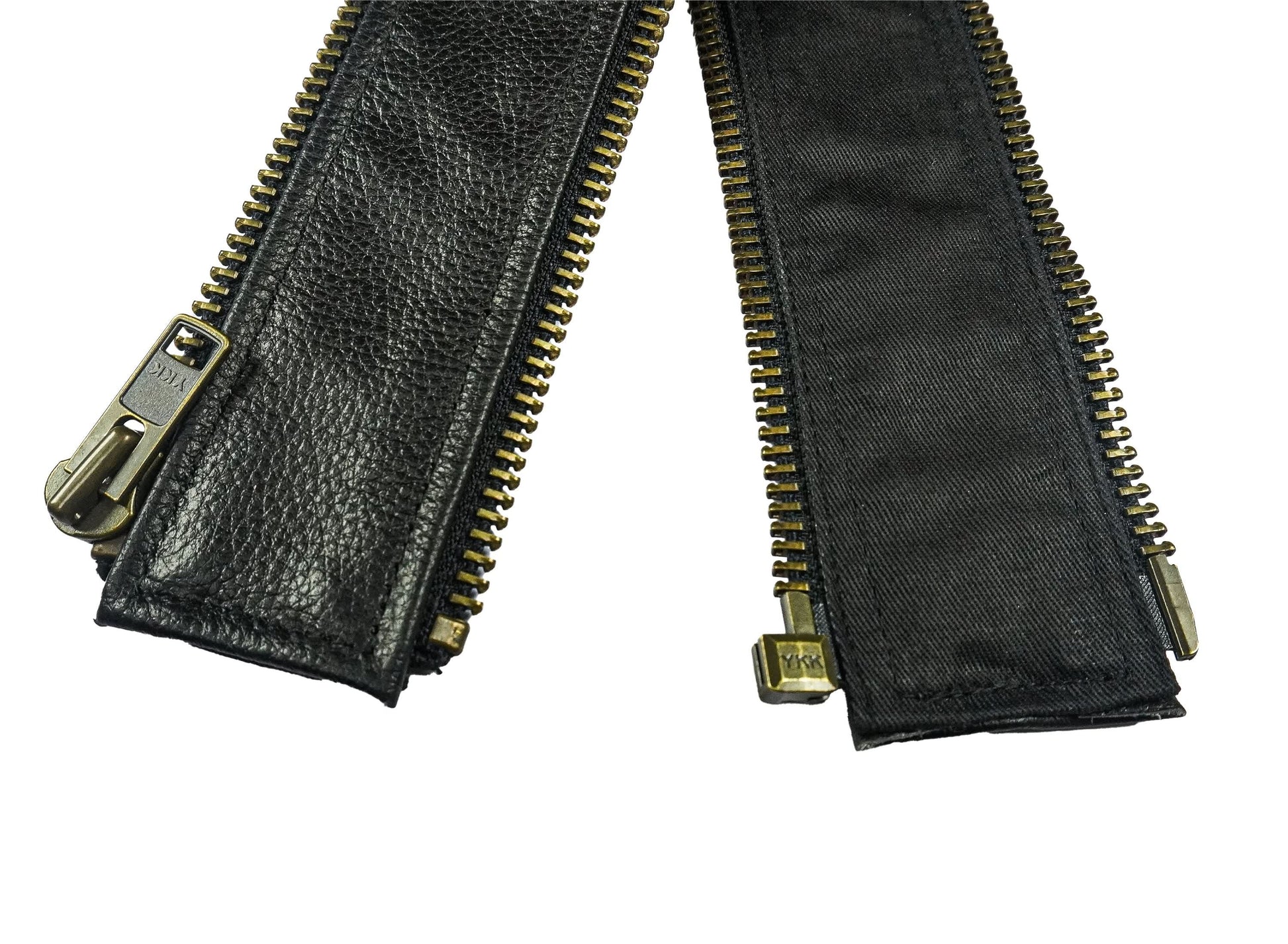 VXP504 Men's Black Universal Vest Expander Panel with Antique Zip vest expanders Renegade Classics