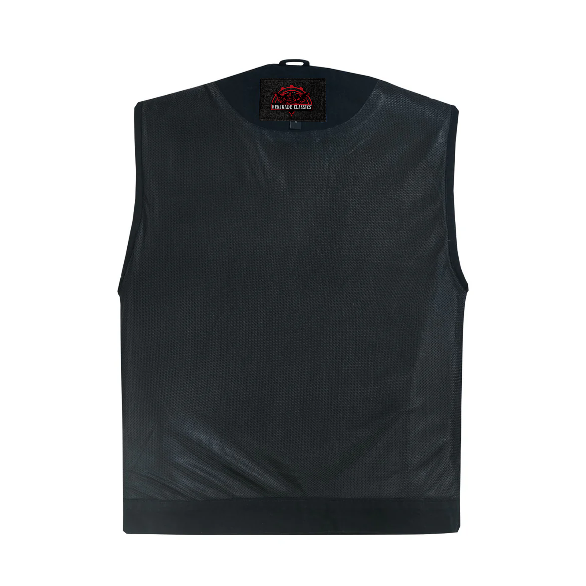 Nightcore Mens Black Denim Motorcycle Vest