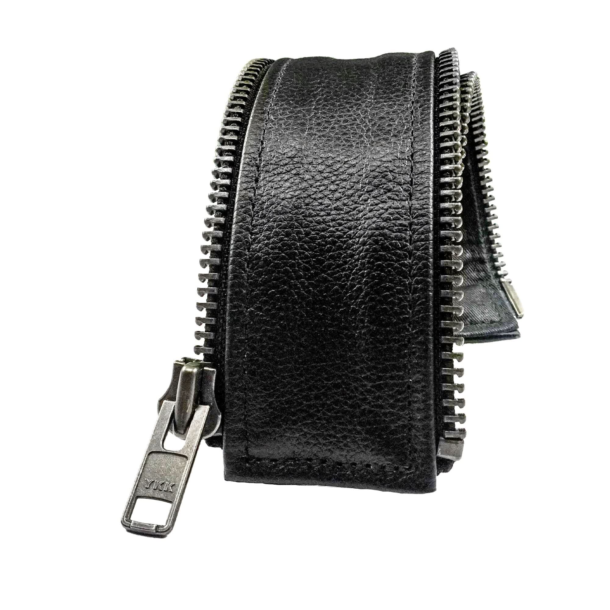 VXP502 Men's Black Universal Vest Expander Panel with Gun Metal Zip # 10 vest expanders Renegade Classics
