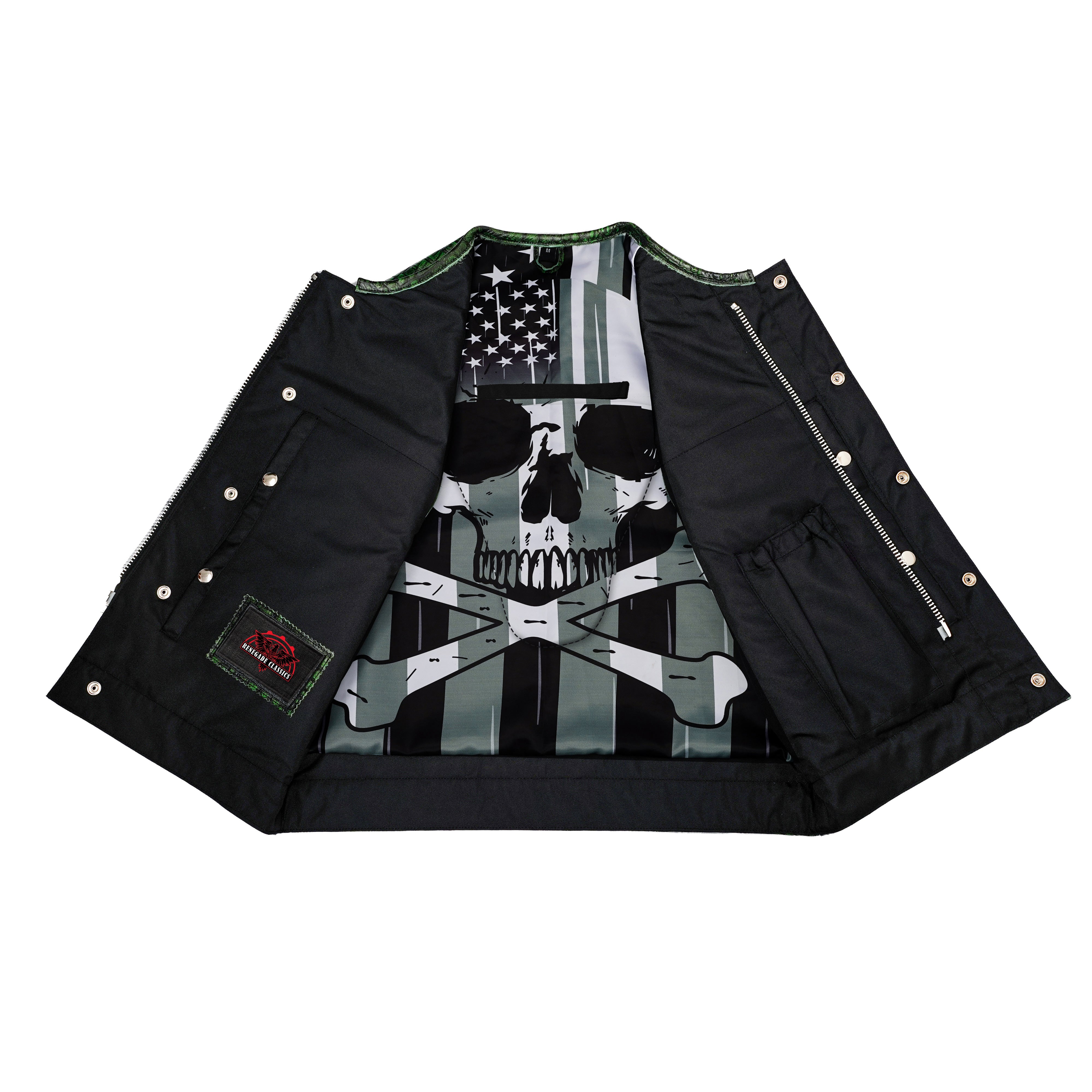 Venom Bite Men’s Leather Vest