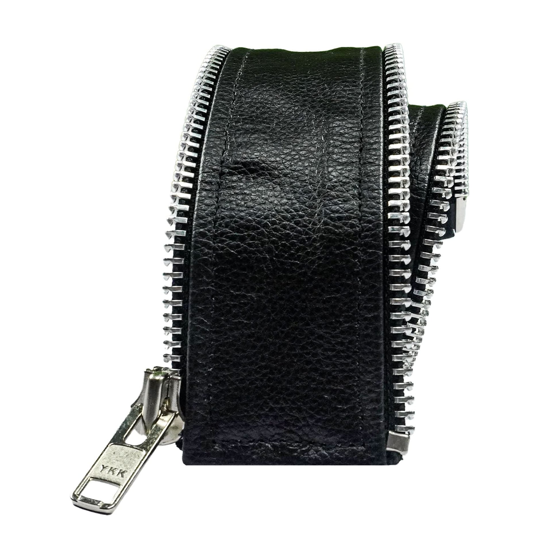 VXP501 Men's Black Universal Vest Expander Panel with Silver Aluminum Zip vest expanders Renegade Classics