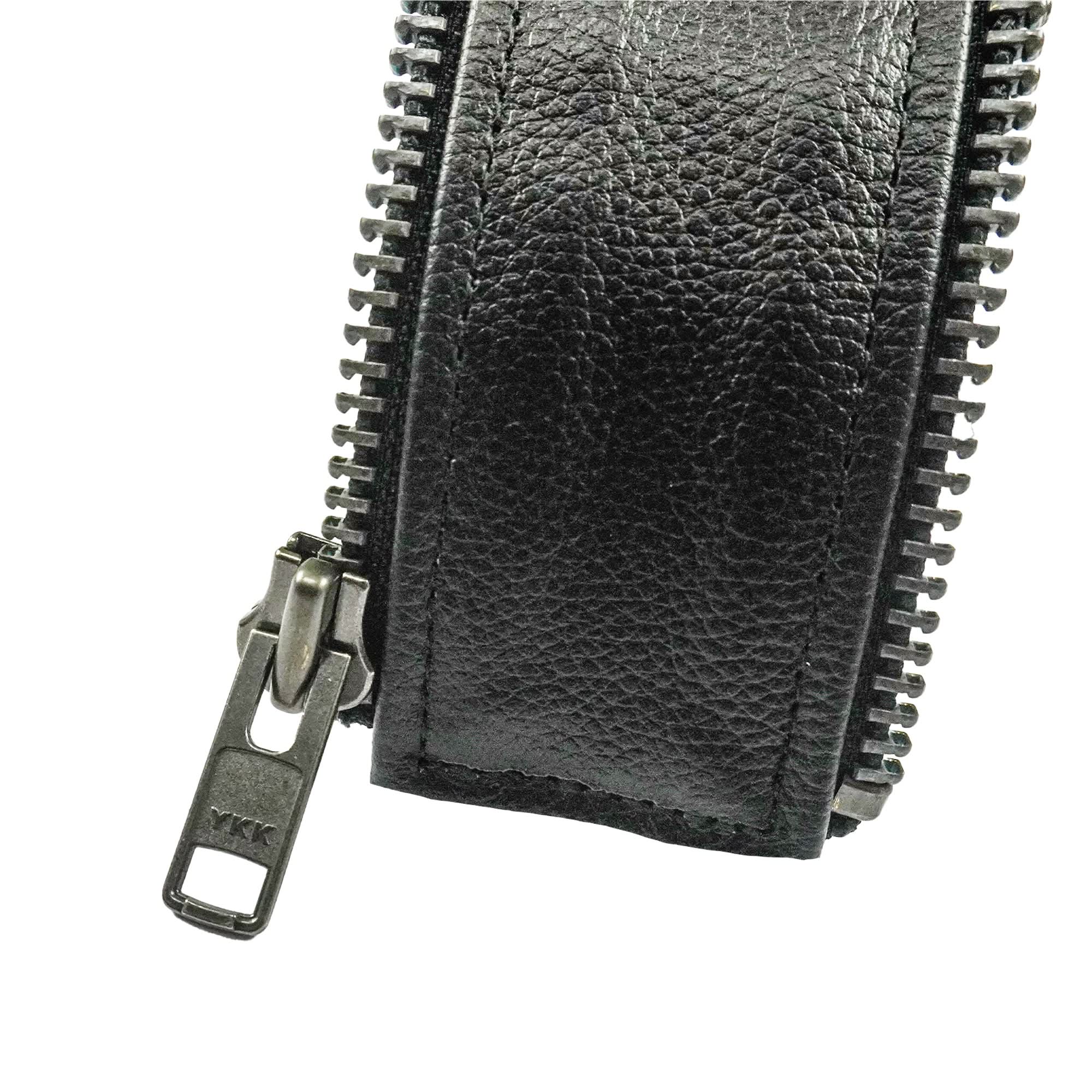 VXP502 Men's Black Universal Vest Expander Panel with Gun Metal Zip # 10 vest expanders Renegade Classics