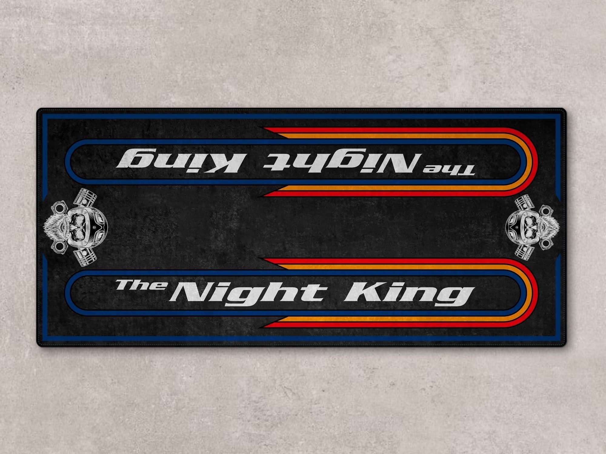 Motorcycle Mat For Cruiser Motorcycle "The Night King" - MM731