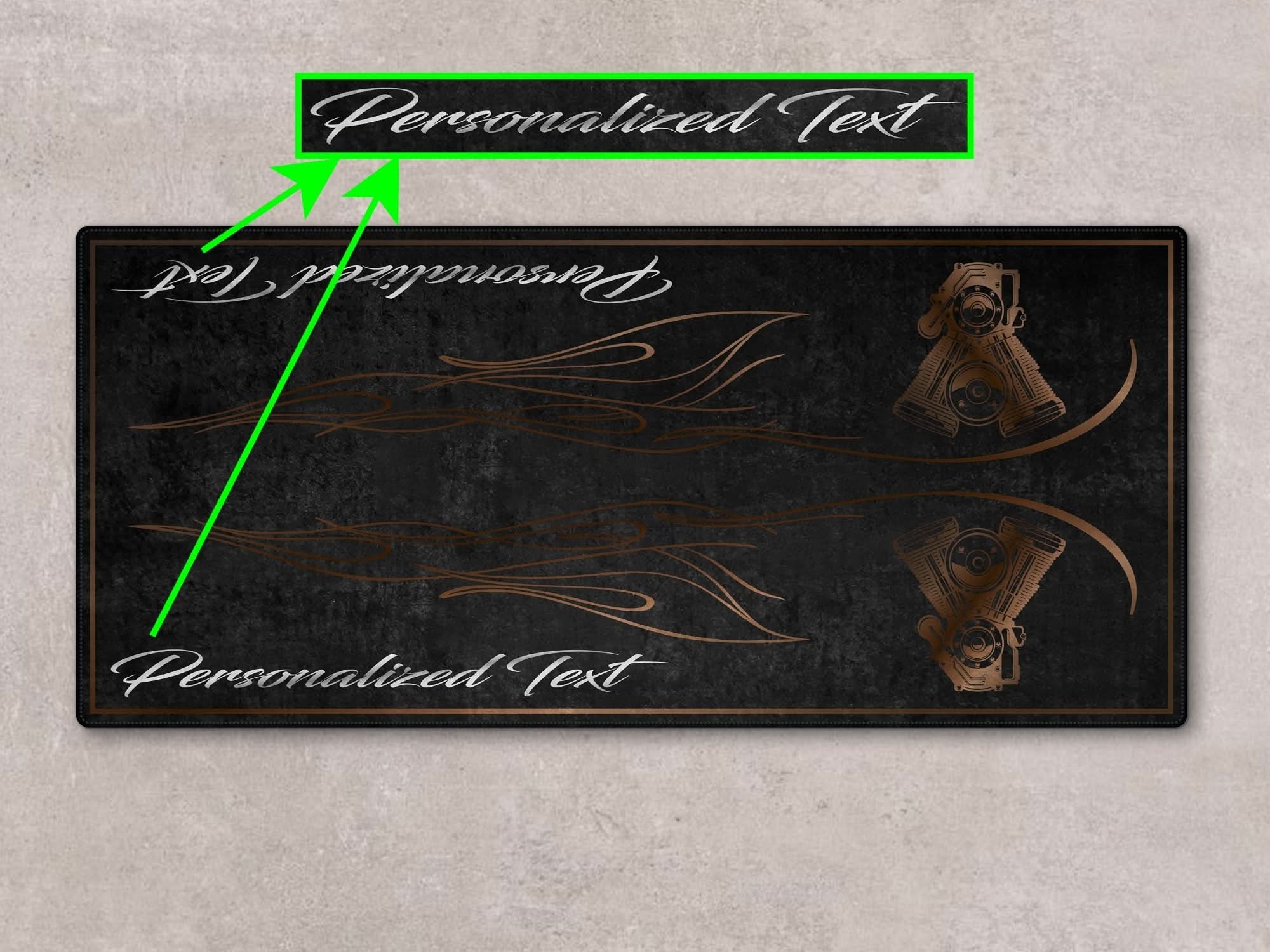 Designed Pit Mat for Cruiser Motorcycle "King of the V-Twins" - MM732