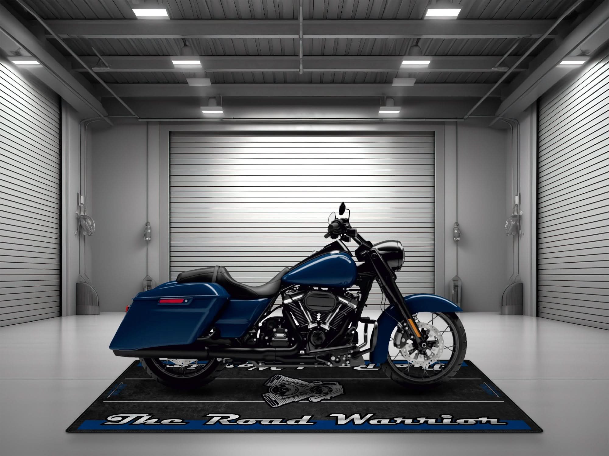 Motorcycle Mat for Touring Motorcycle "The Road Warrior" - MM7344