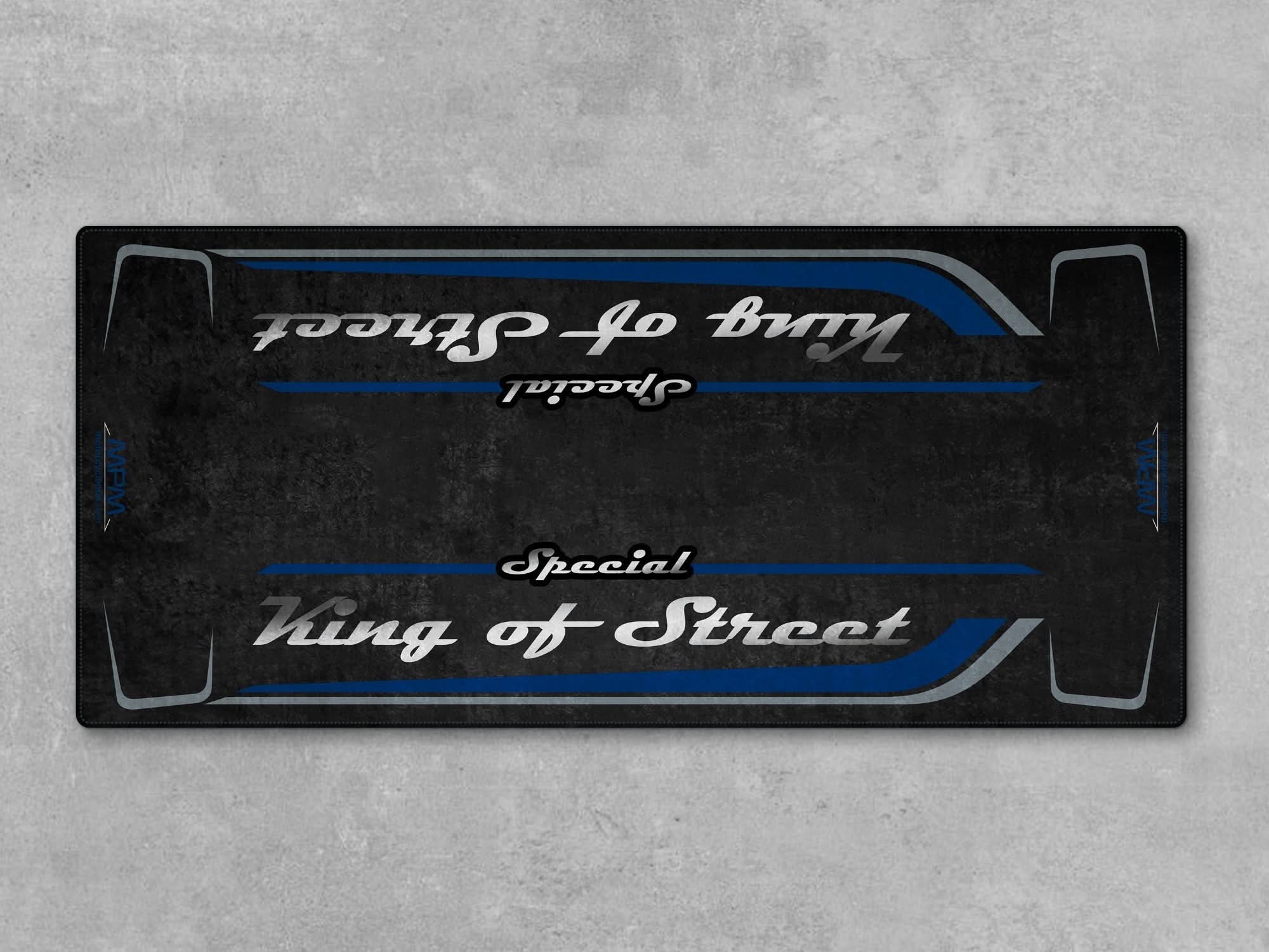 Motorcycle Mat for Cruiser Motorcycle "Special King of Street" - MM7345
