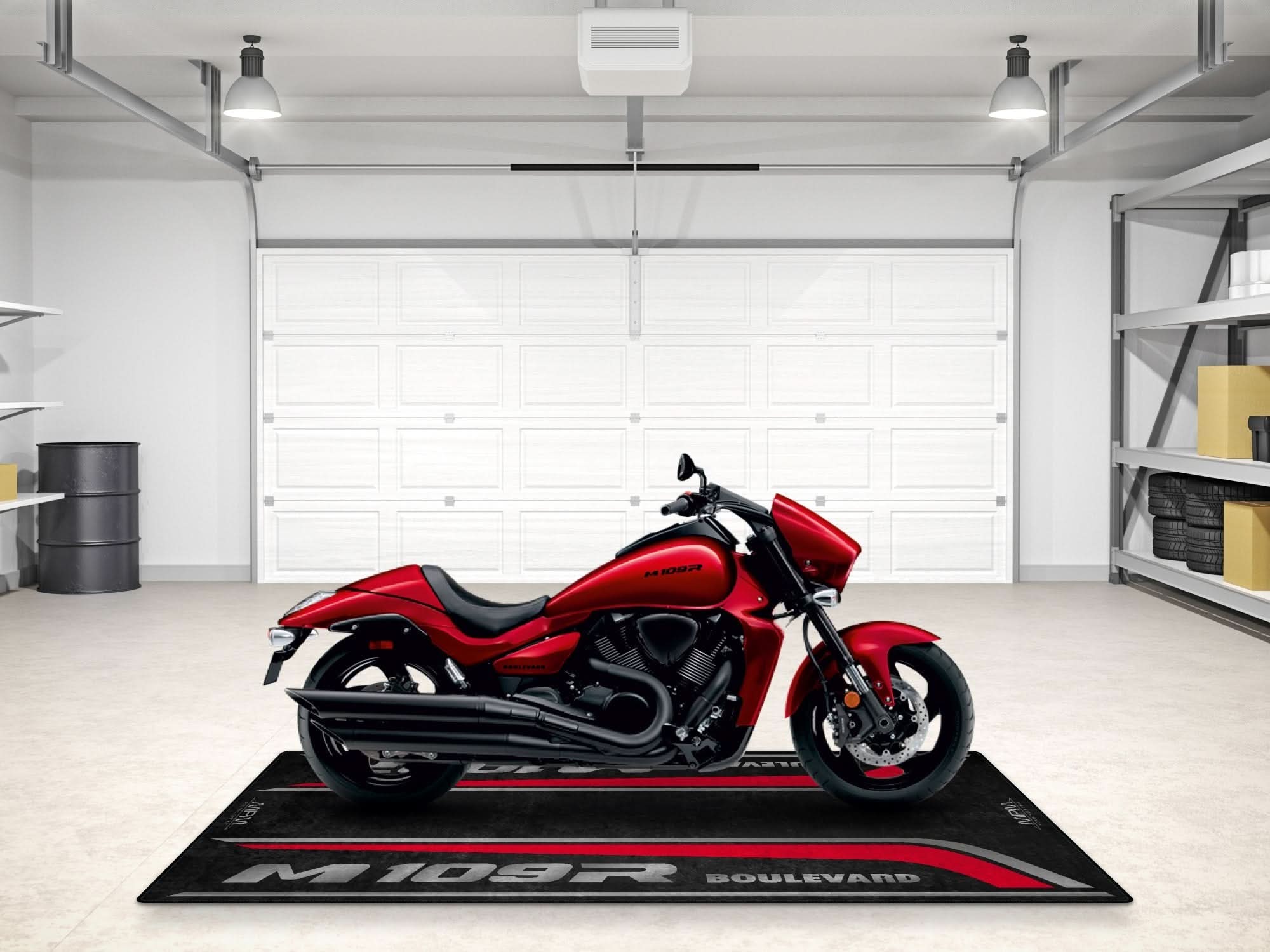 Designed Pit Mat for Suzuki Boulevard M19R Motorcycle - MM7366