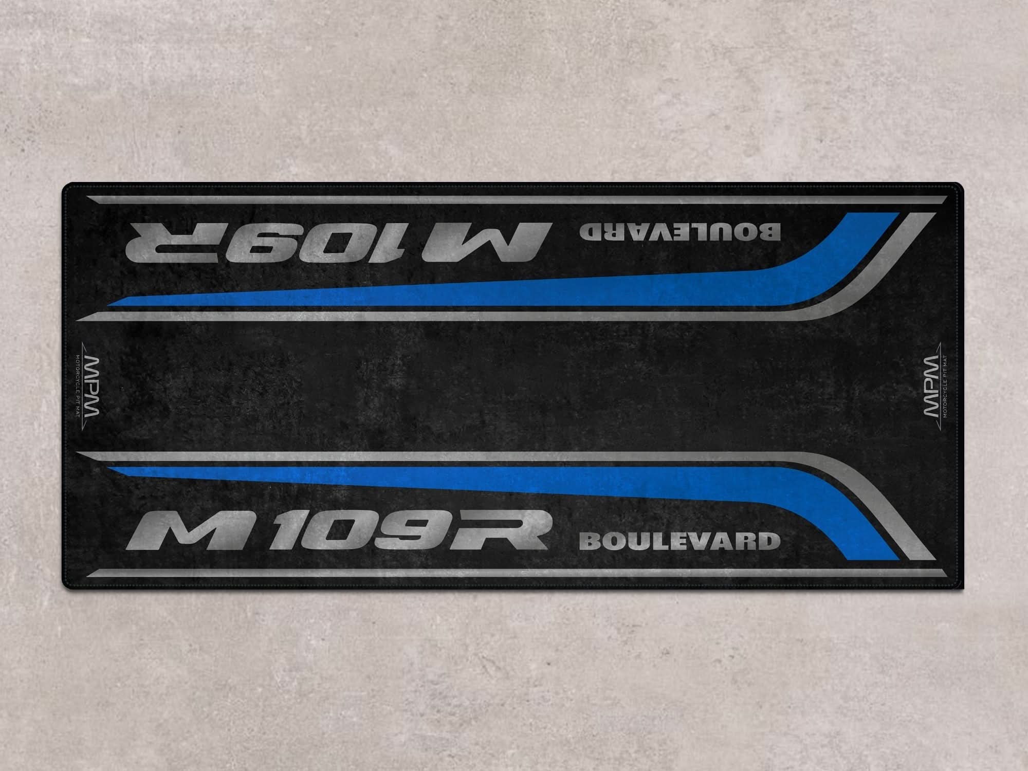Designed Pit Mat for Suzuki Boulevard M19R Motorcycle - MM7366