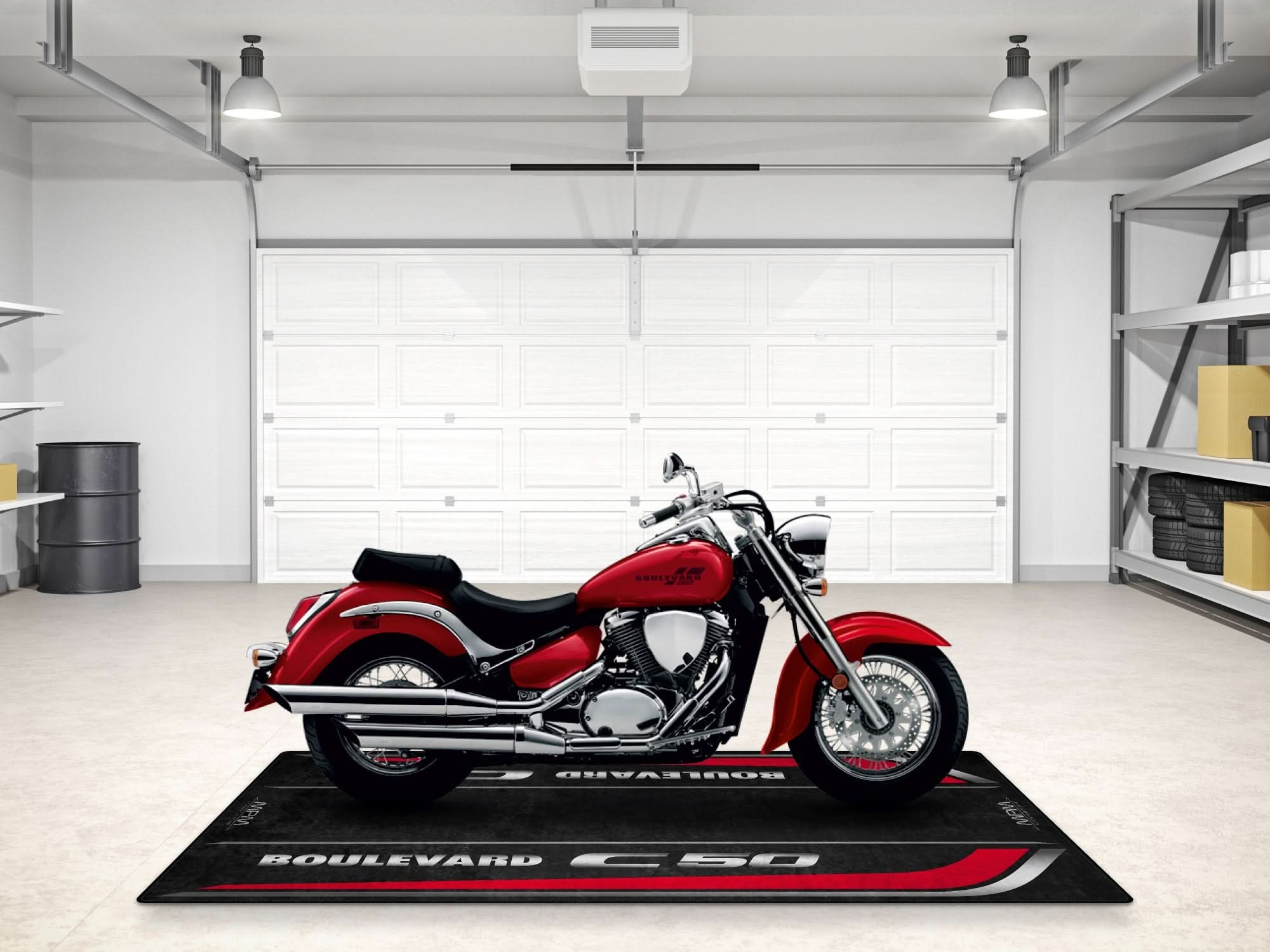 Designed Pit Mat for Suzuki Boulevard C5 Motorcycle - MM7367