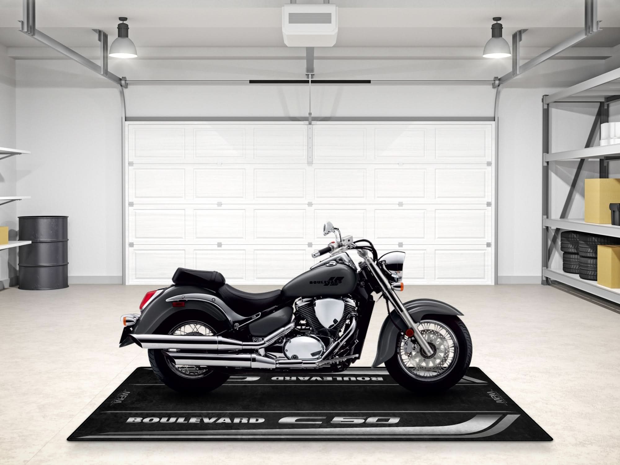 Designed Pit Mat for Suzuki Boulevard C5 Motorcycle - MM7367