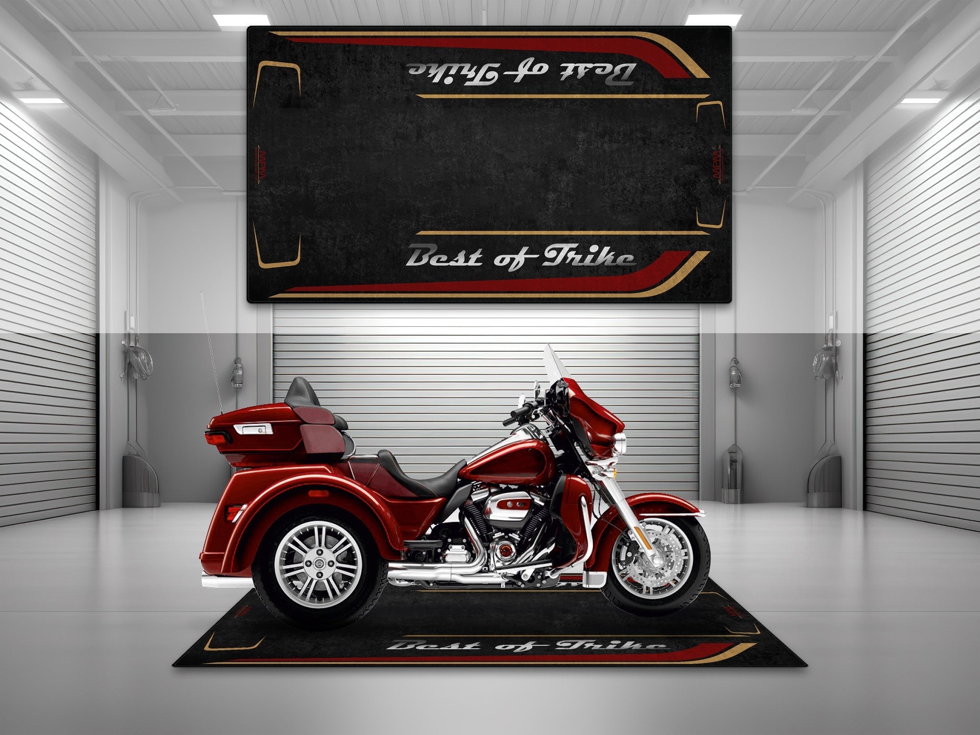 Motorcycle Mat for Trike Motorcycle "Best of Trike" - MM7433