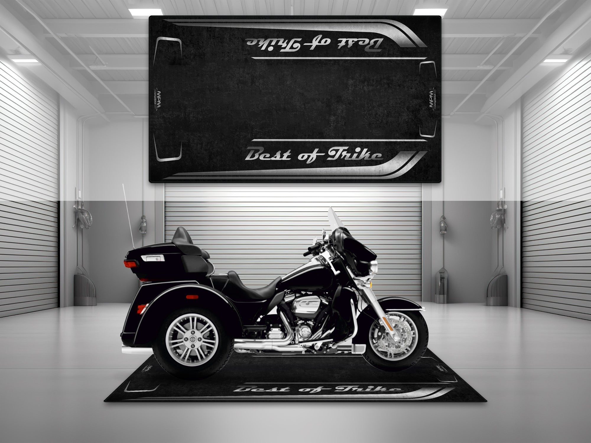 Motorcycle Mat for Trike Motorcycle "Best of Trike" - MM7433
