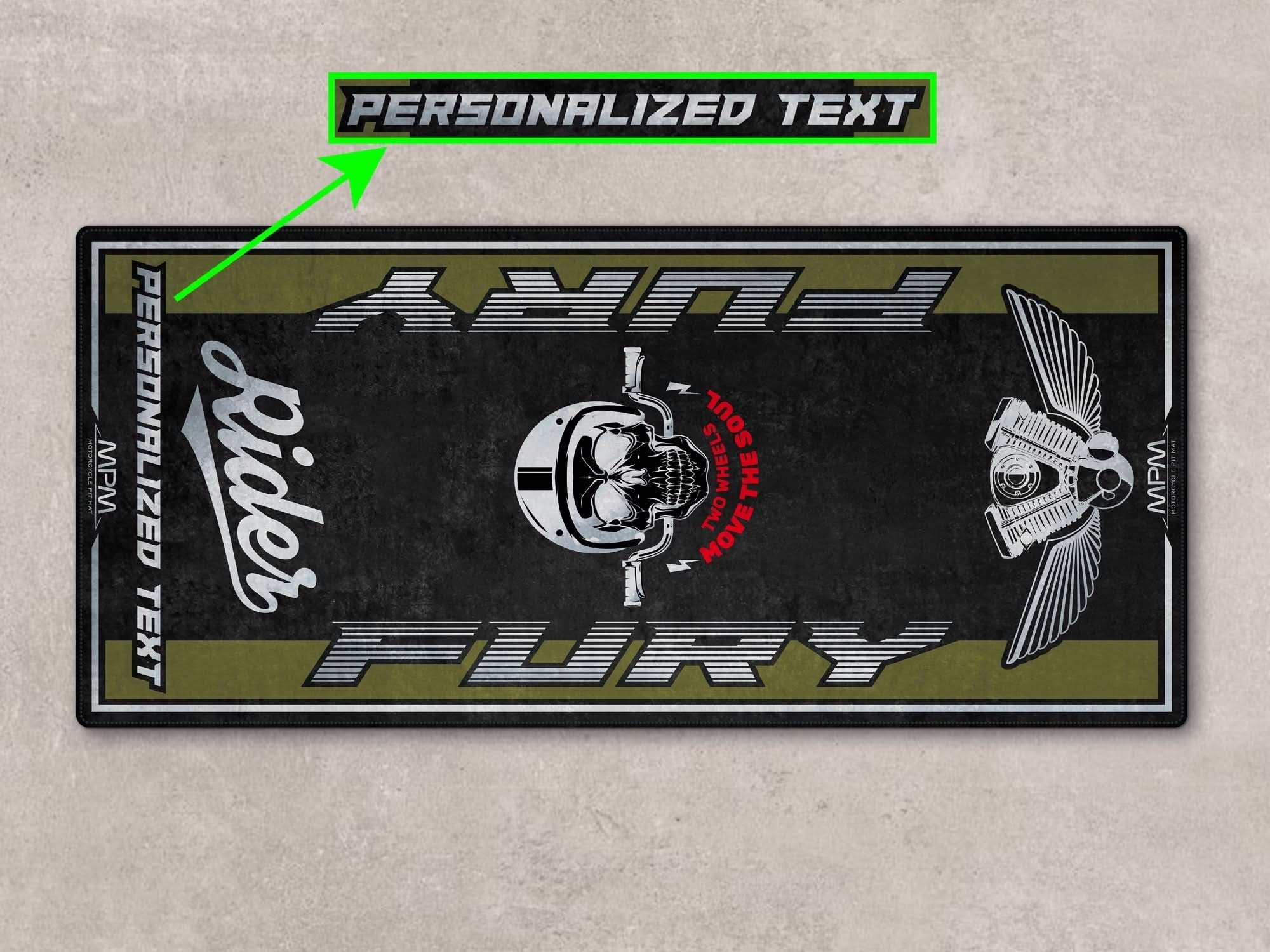 Designed Pit Mat for Honda Fury Motorcycle - MM7435