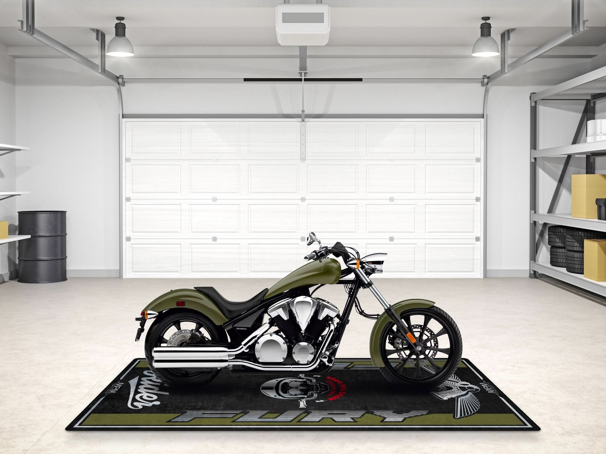 Designed Pit Mat for Honda Fury Motorcycle - MM7435