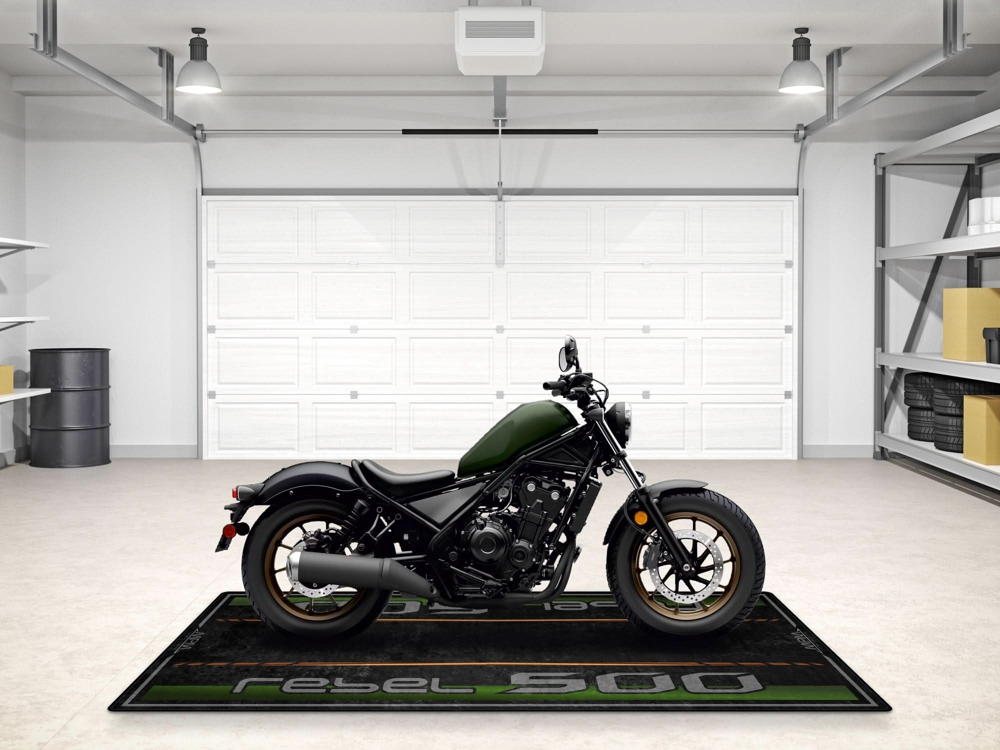 Designed Pit Mat for Honda Rebel 5 Motorcycle - MM7439