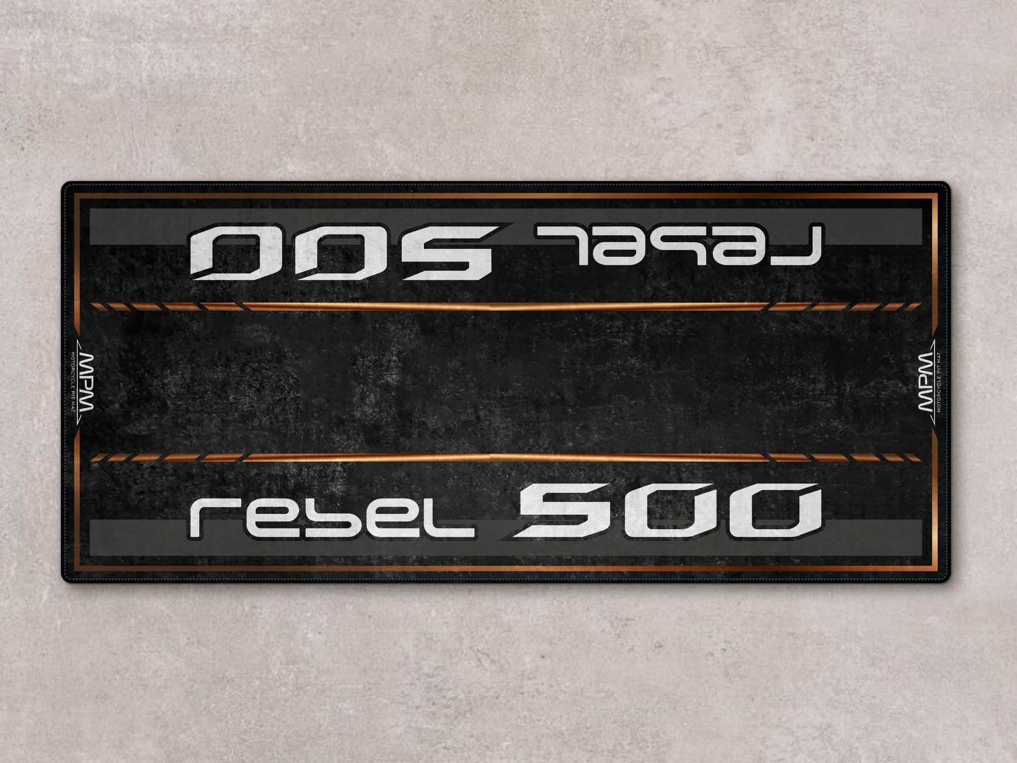 Designed Pit Mat for Honda Rebel 5 Motorcycle - MM7439