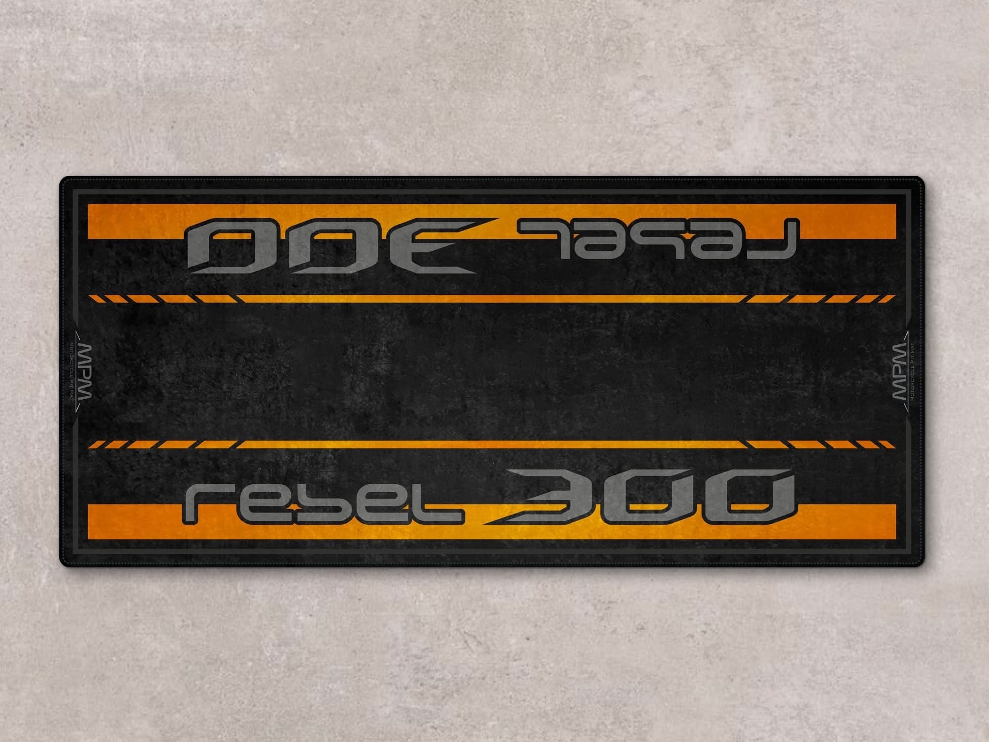 Designed Pit Mat for Honda Rebel 3 Motorcycle - MM744