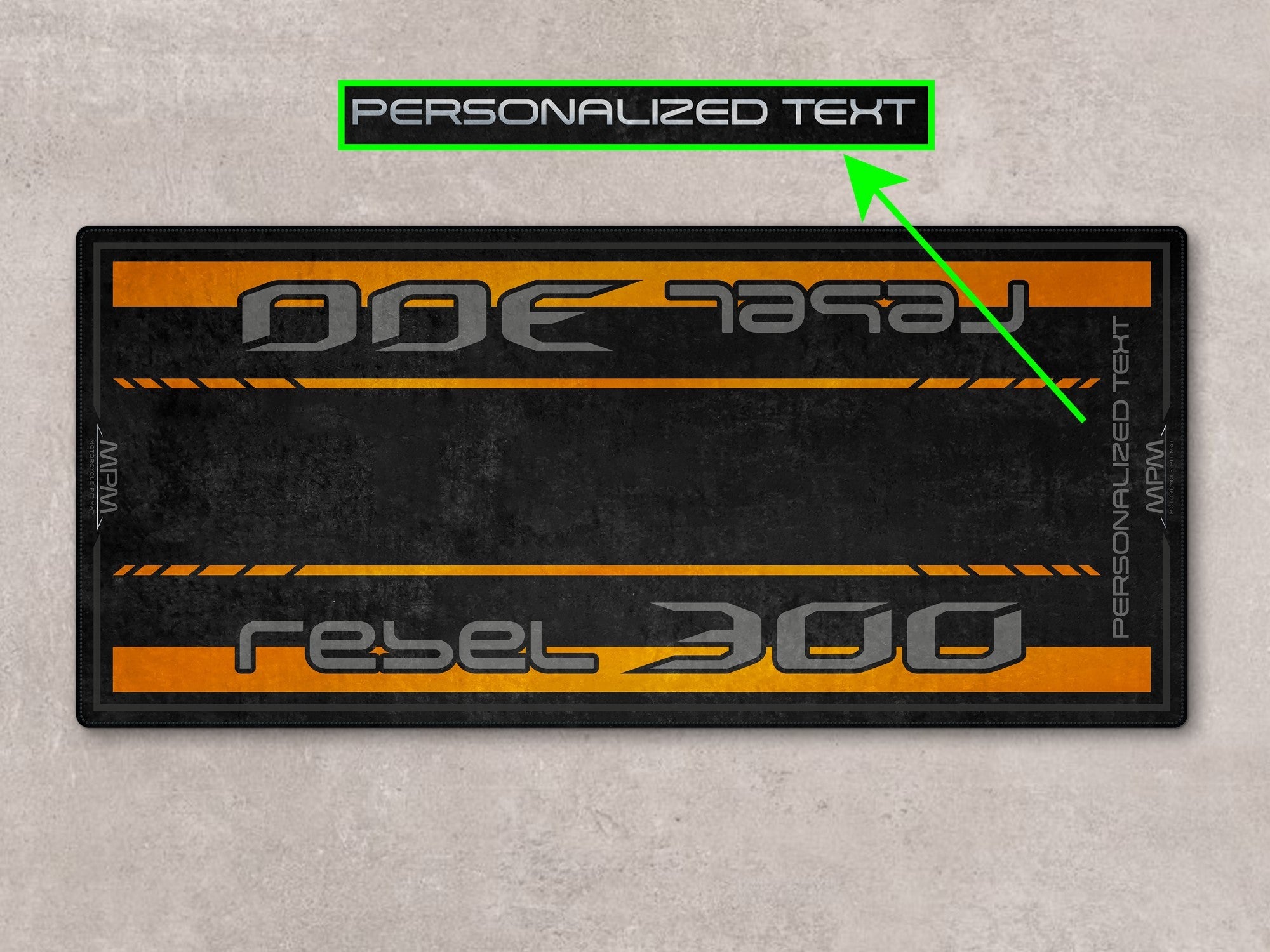 Designed Pit Mat for Honda Rebel 3 Motorcycle - MM744