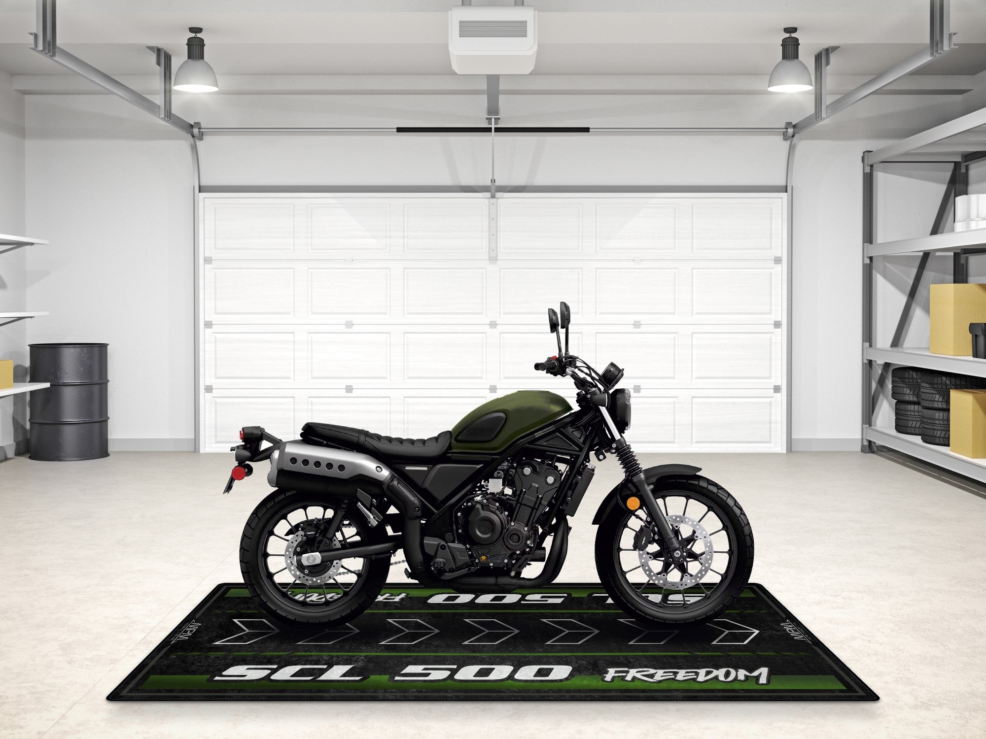 Designed Pit Mat for Honda SCL5 Motorcycle - MM7448