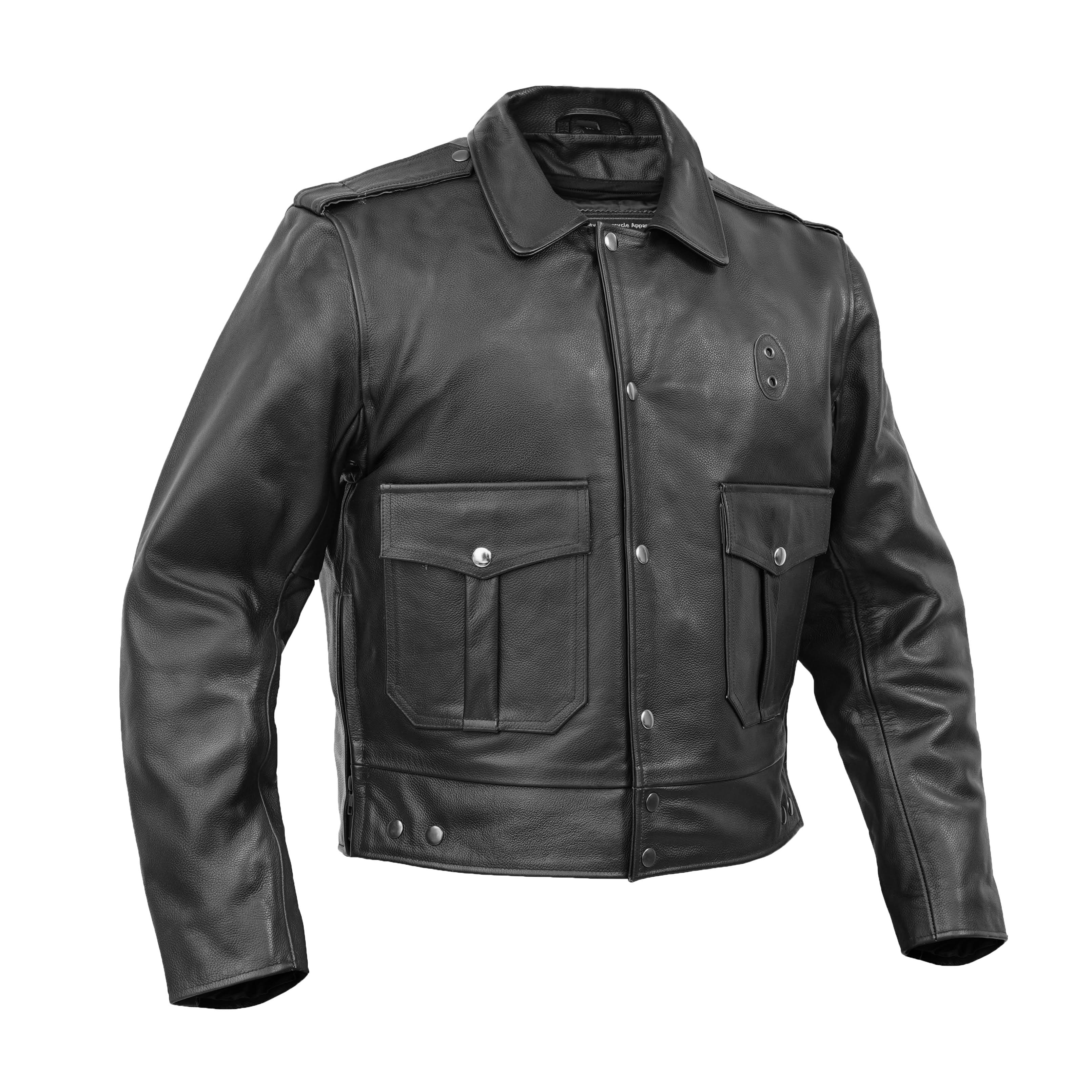 Blackhawk Men’s Leather Motorcycle Jacket