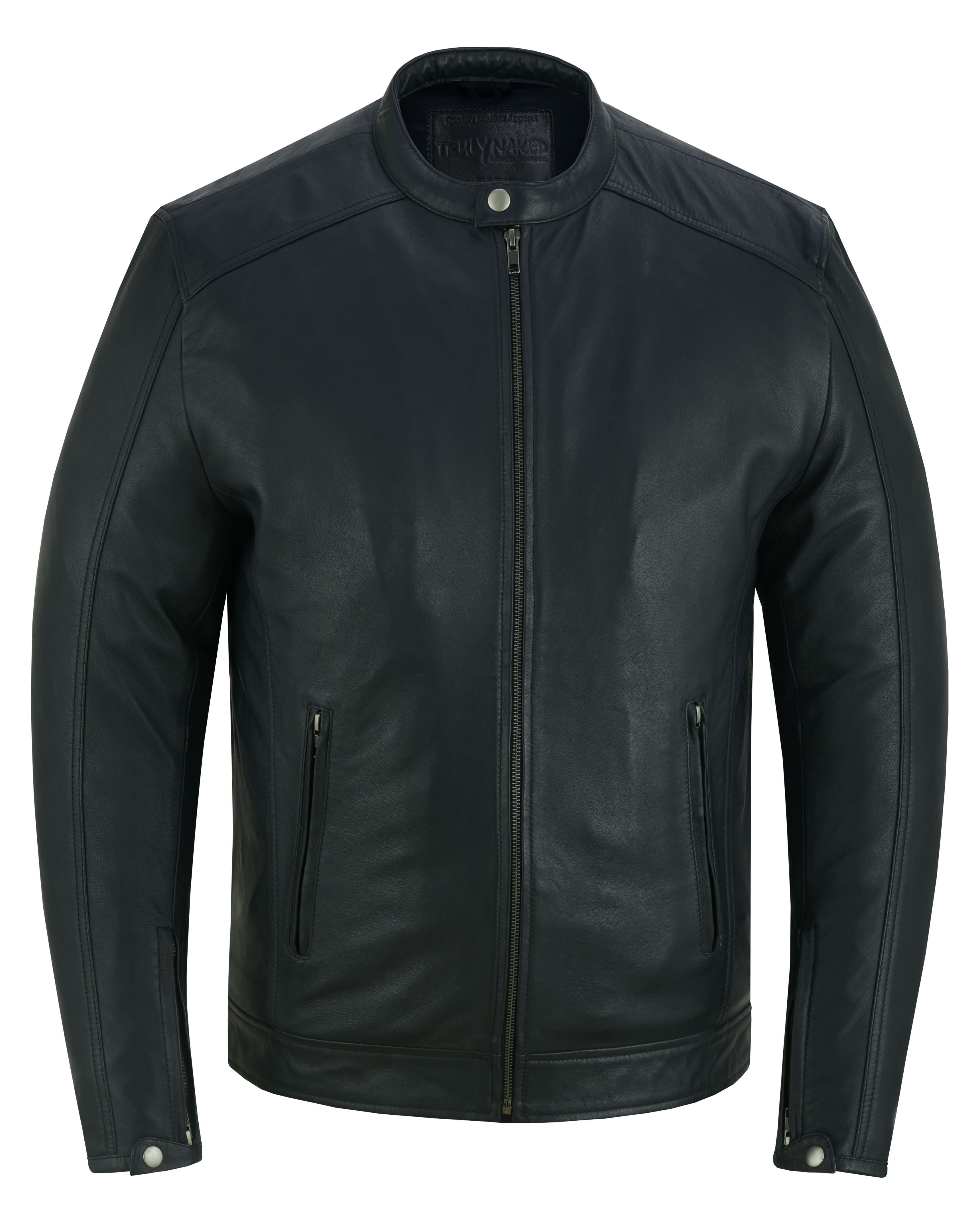 Duke Men's Fashion Lambskin Leather Jacket Men's Leather Jackets Renegade Classics