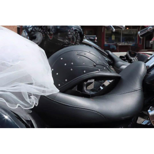 DIAMONDS IN THE RUFF - BADASS - Half Helmet Helmets Badass Helmets