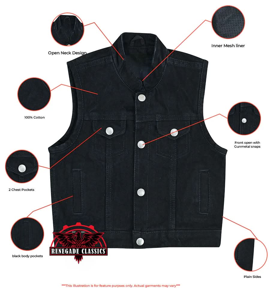 Carzo kids denim vest