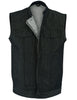 RC977 Men's Rough Rub-Off Raw Finish Denim Vest