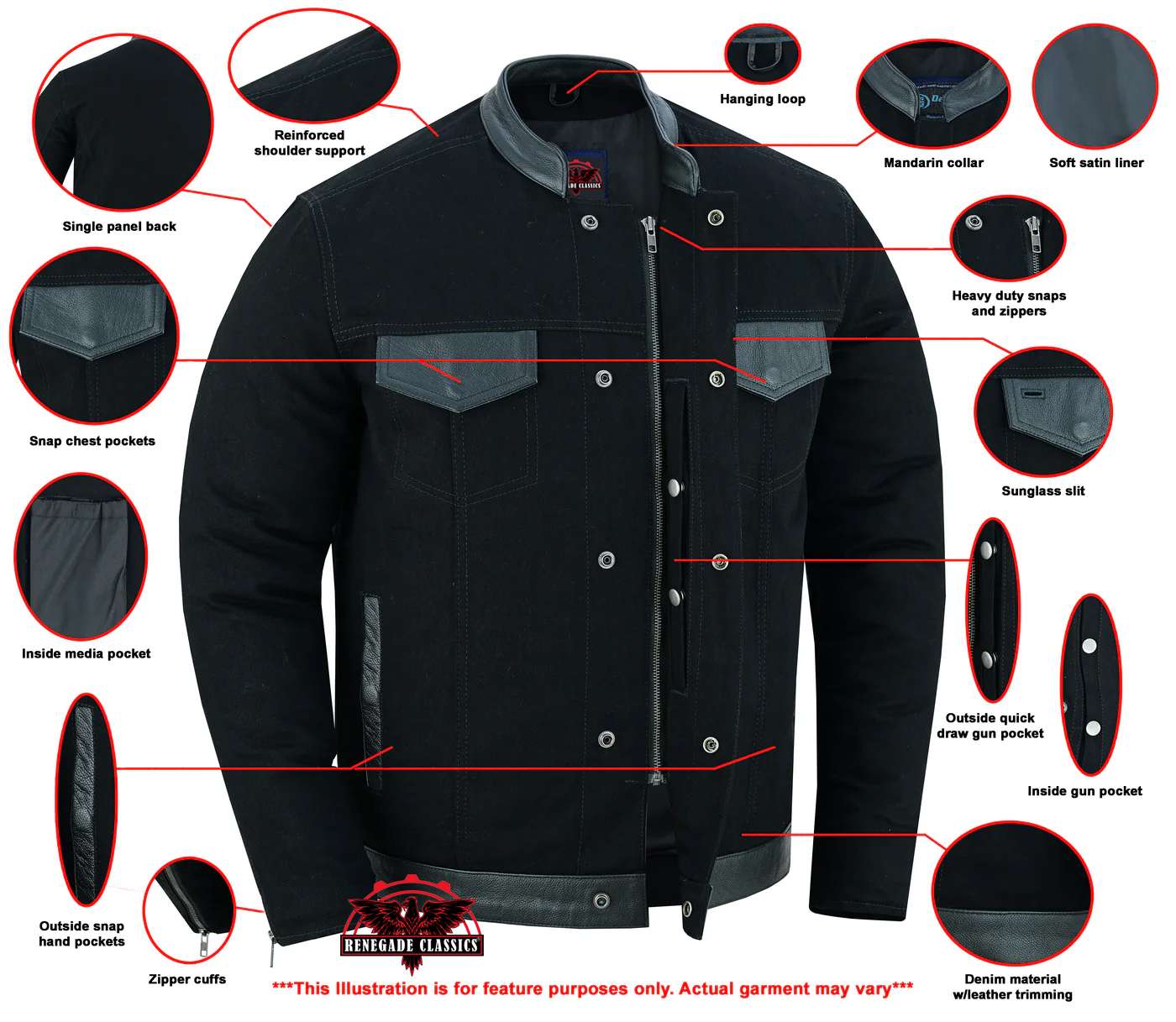 Stash Men's  Denim Jacket