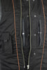 RC188 Upgraded Style Gun Pockets, Hidden 10'' Gun Metal Zipper, Side