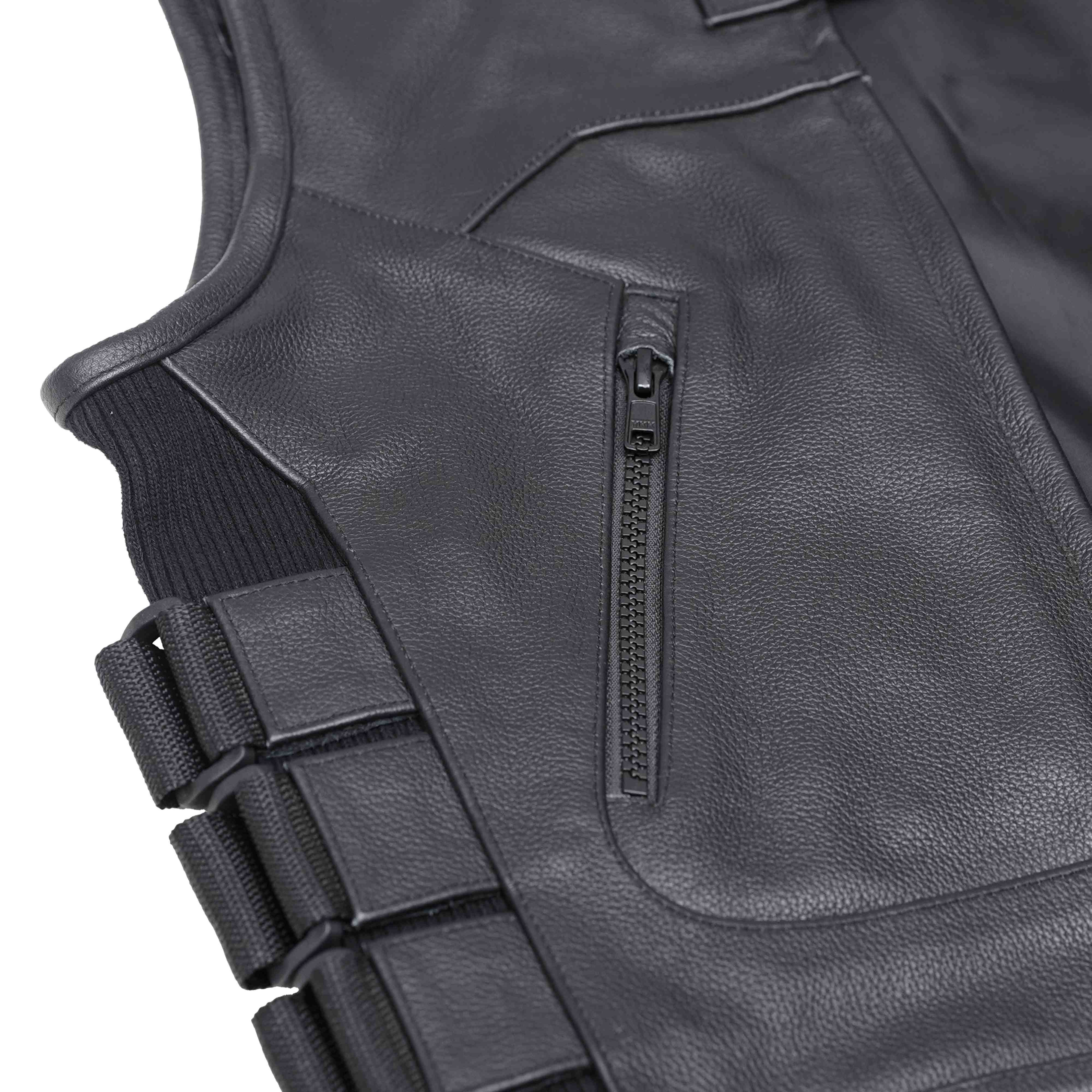 Urbella Women's leather motorcycle vest