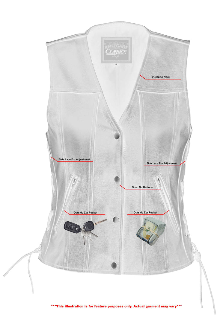 RC205 Women's Single Back Panel Concealed Carry Vest