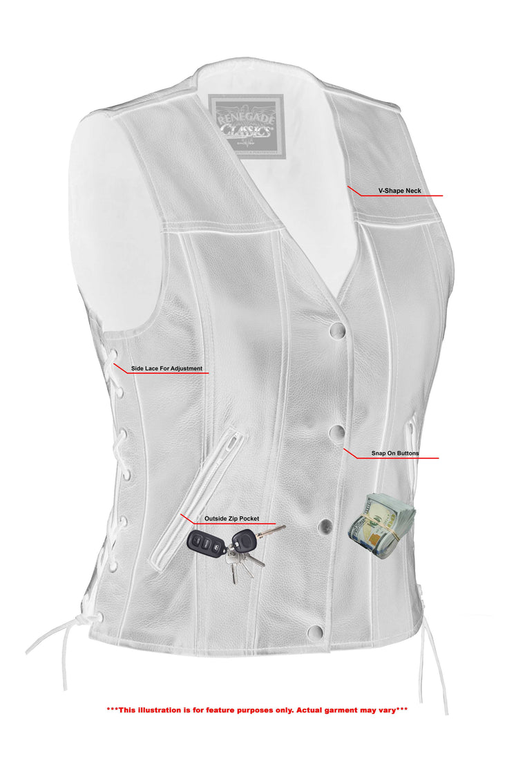 RC205 Women's Single Back Panel Concealed Carry Vest