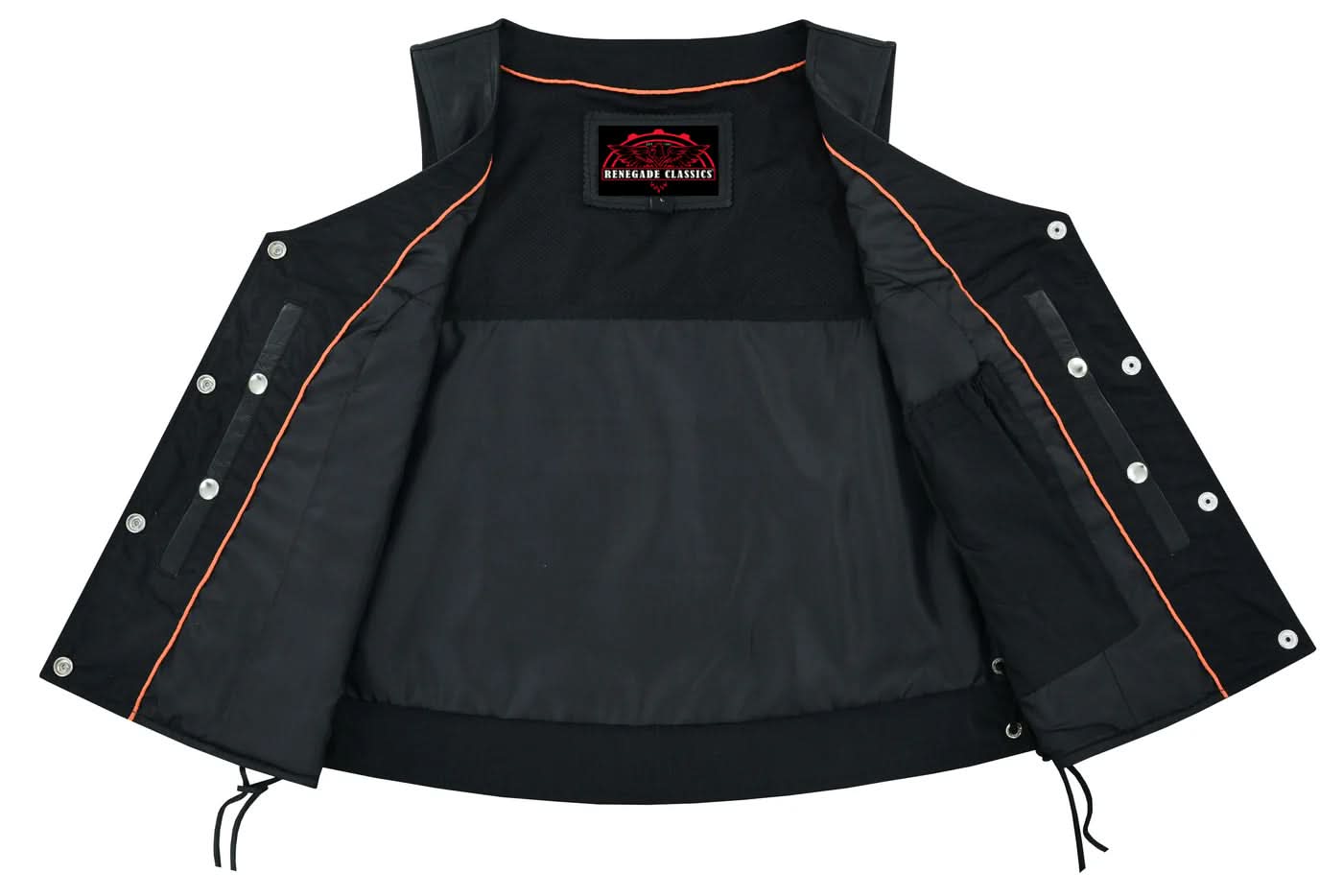Ophora Women's leather motorcycle vest