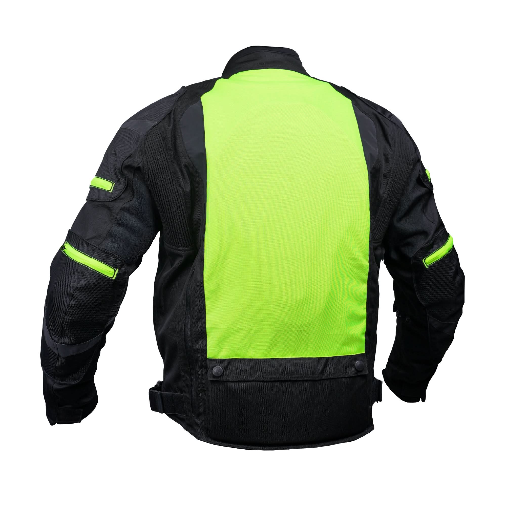 Impact Hi-Viz Mens  Mesh  Motorcycle Jacket