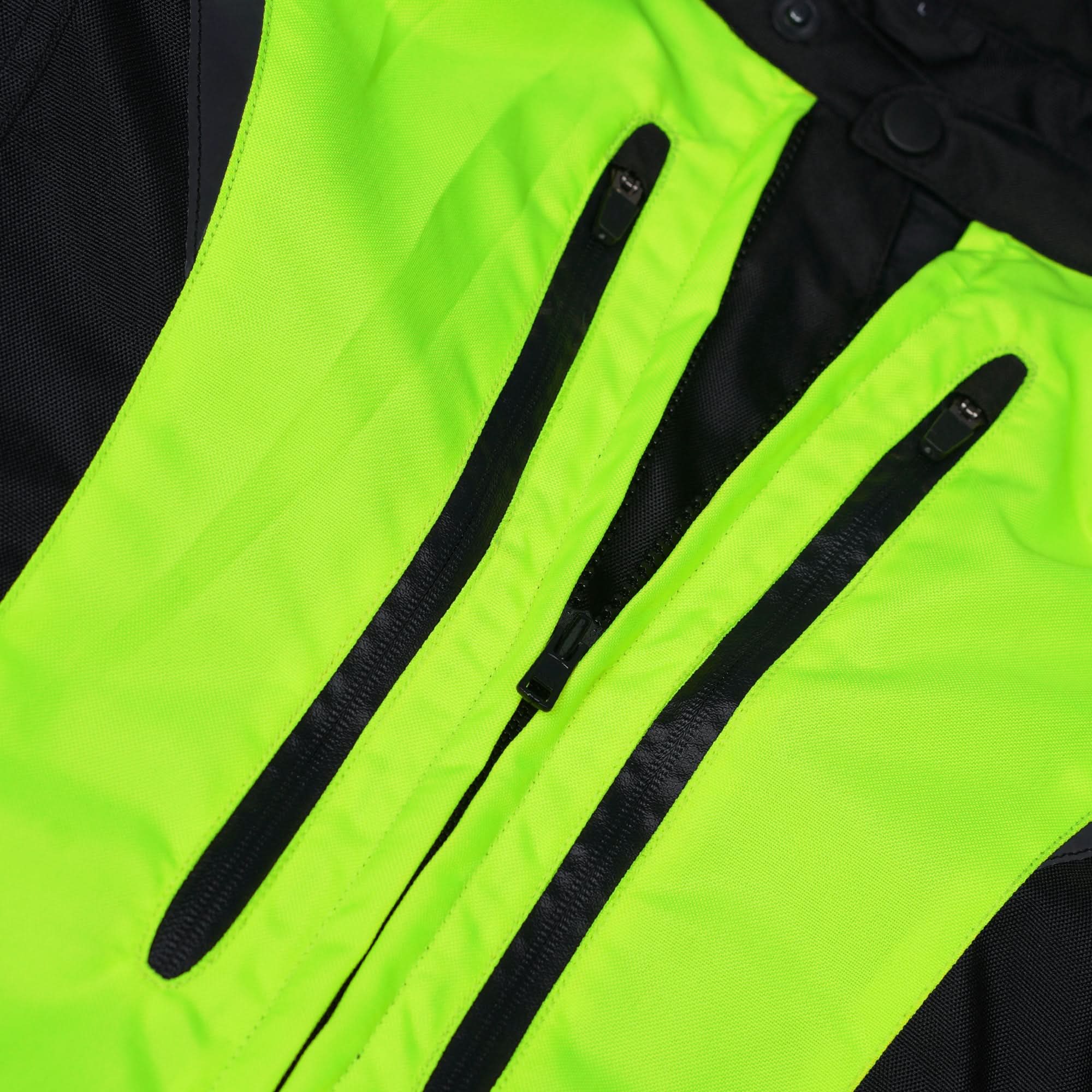 Impact Hi-Viz Mens  Mesh  Motorcycle Jacket