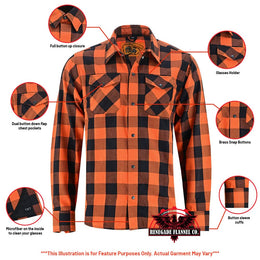 Alpha Check Men's Bold Plaid Flannel Shirt - Black, Red, and Blue Flannel Renegade Classics
