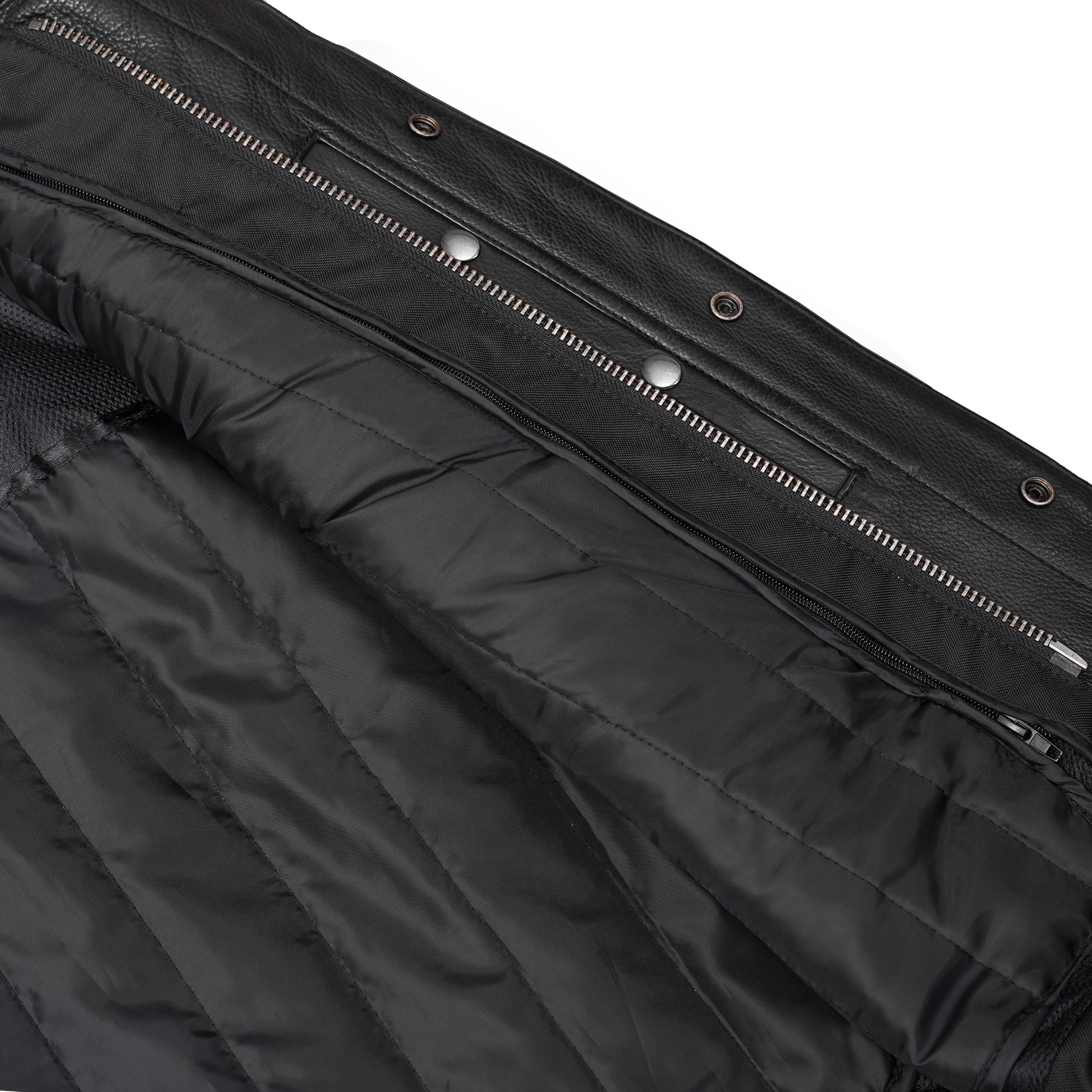 Victor Men's Black Utility Style Motorcycle Jacket