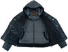 RC877 Women's M/C Jacket with Rub-Off Finish