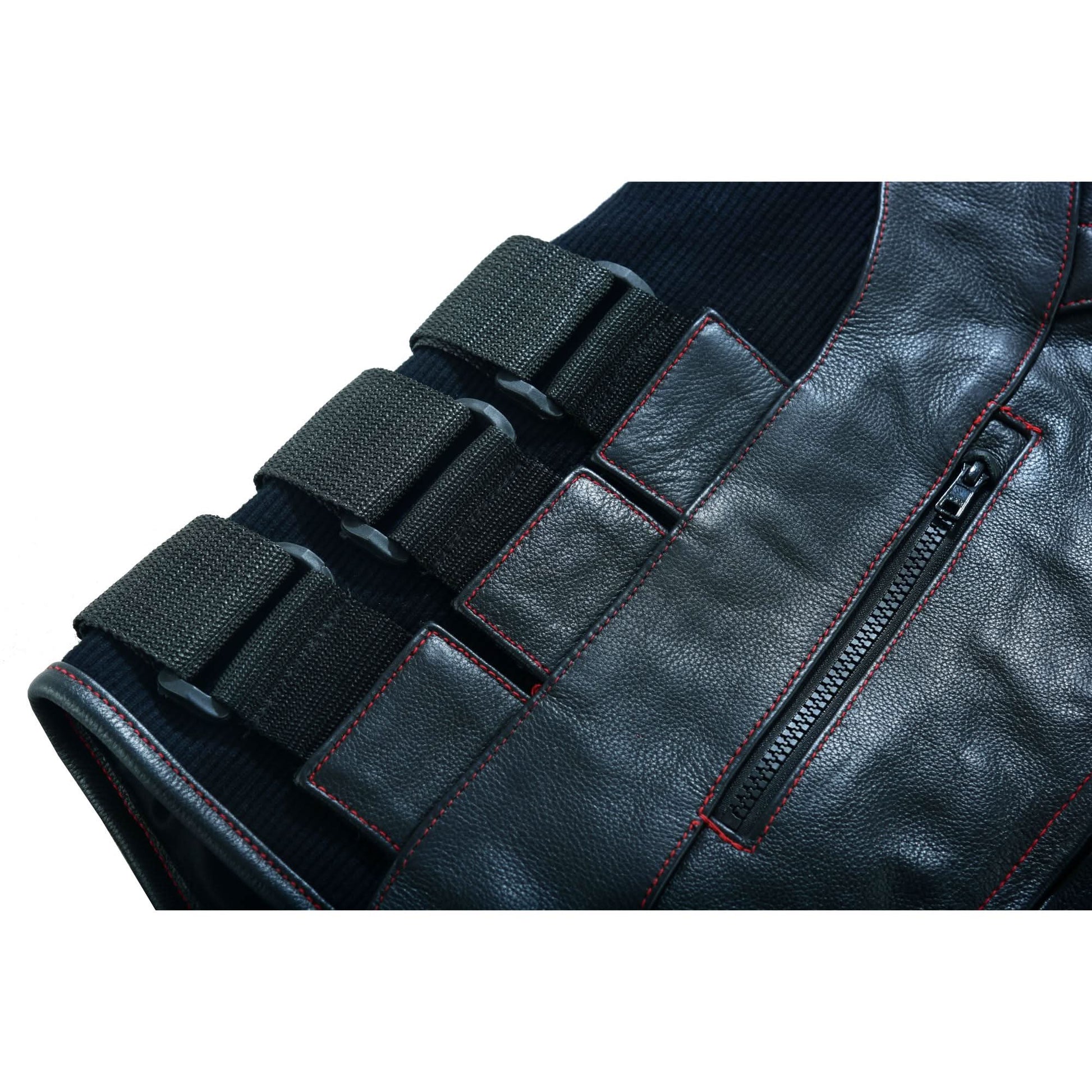 DS Patriot Wheels Men's Leather Vests Renegade Classics