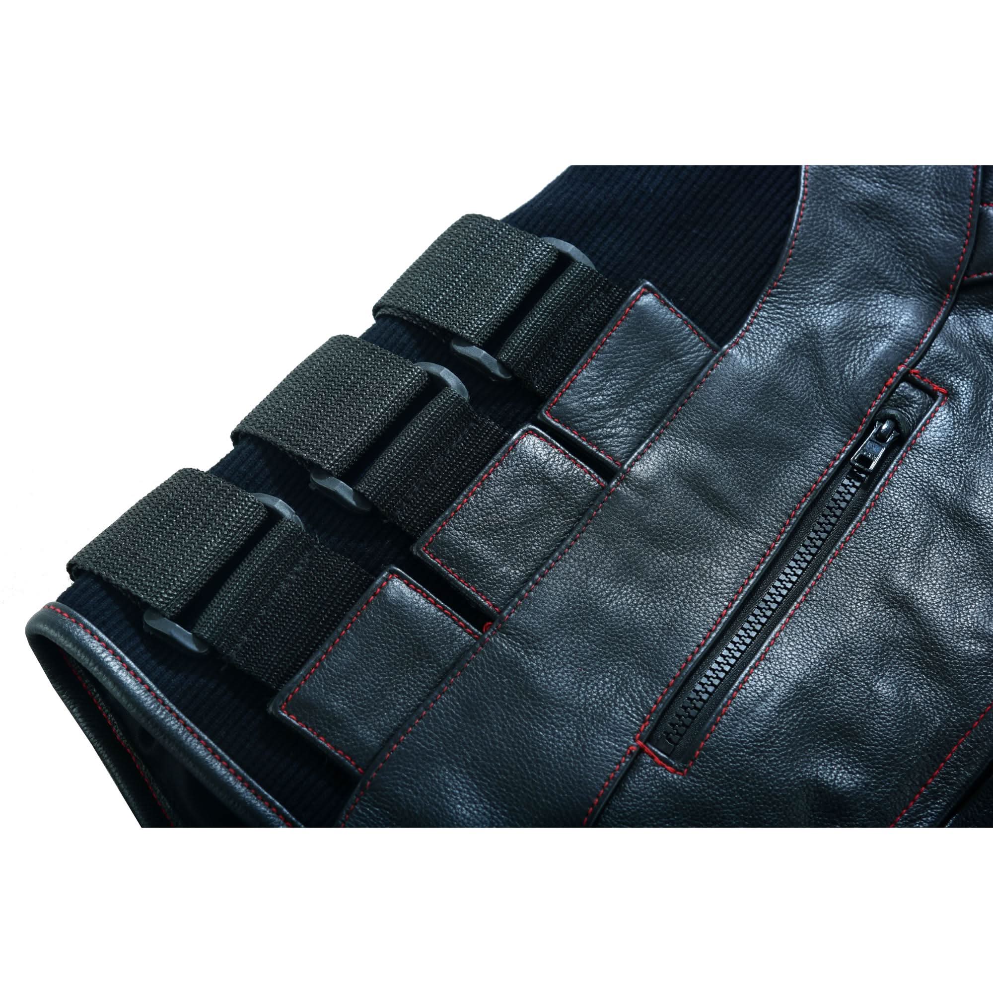 DS Patriot Wheels Men's Leather Vests Renegade Classics