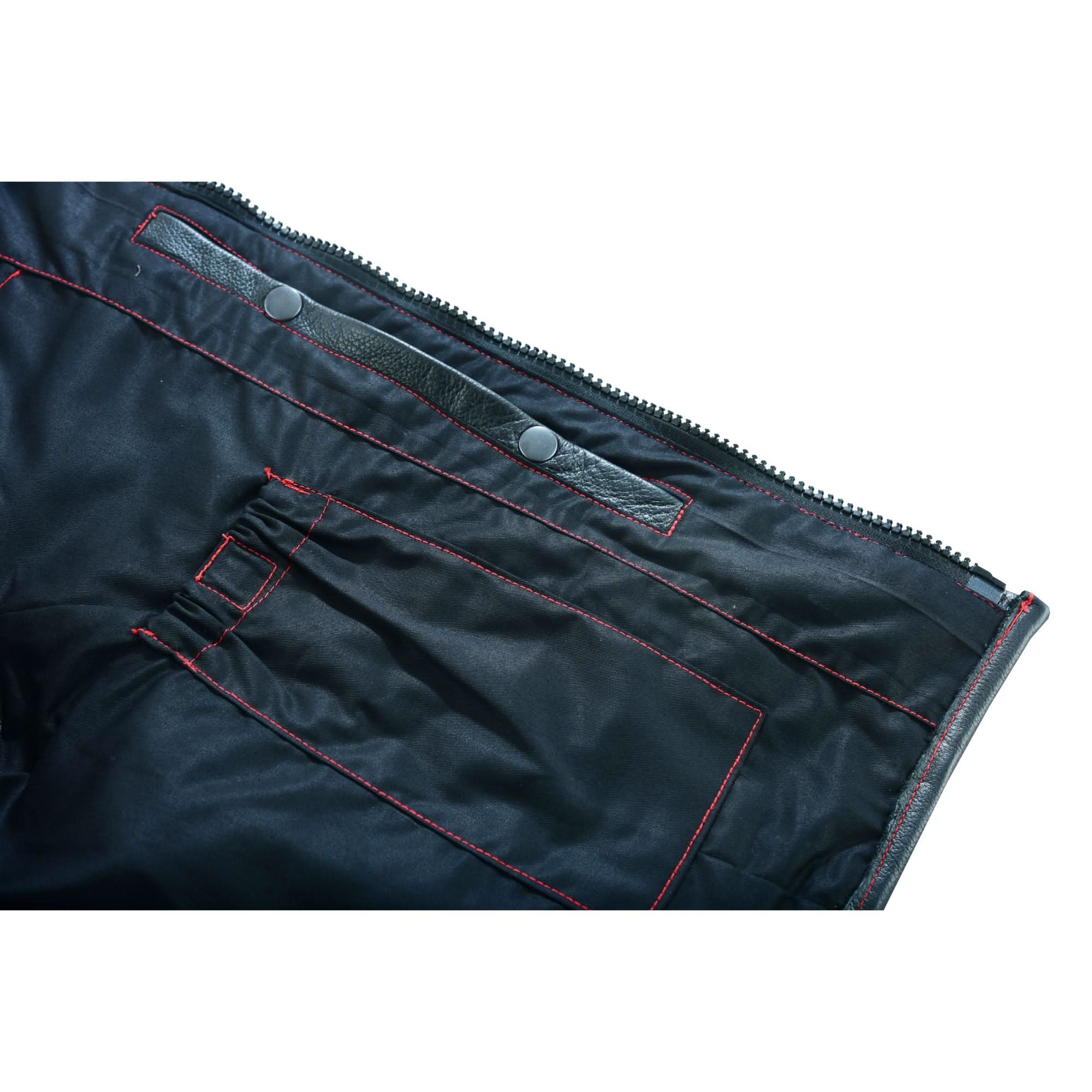 DS Patriot Wheels Men's Leather Vests Renegade Classics